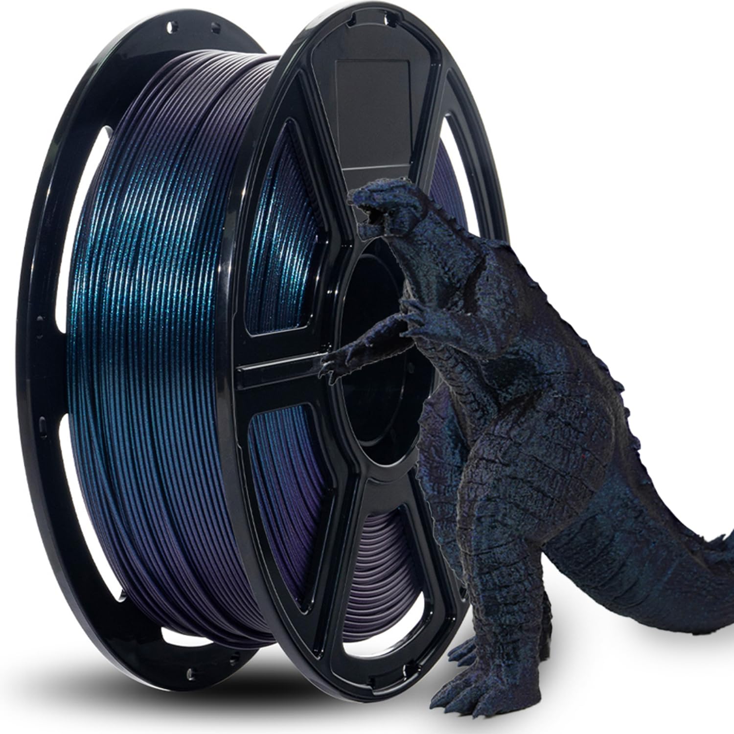 FLASHFORGE Chameleon Rapid PLA Filament 1.75mm Burnt Titanium, PLA Color Shift High Flow Speedy 3D Printer Filament, Max 500mm/s