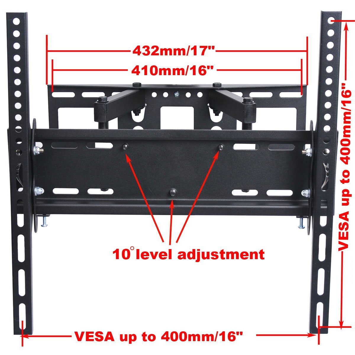 Videosecu Articulating Tv Wall Mount For Tcl Led Tv 32 32S3700 32S3800 32S3850(A/B/P) 40 40Fd2700 40Fs3800 40Fs3850 48 48Fd2700