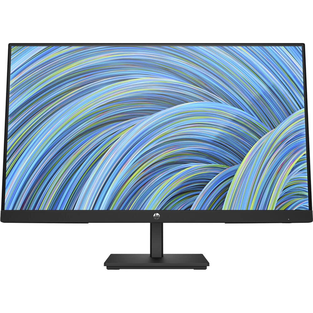 Hp 24'' Full Hd (1920X1080) Computer Monitor Bundle With Docztorm Dock, 75Hz Anti Glare Display, Amd Freesync, Hdmi, Vga, Vesa M
