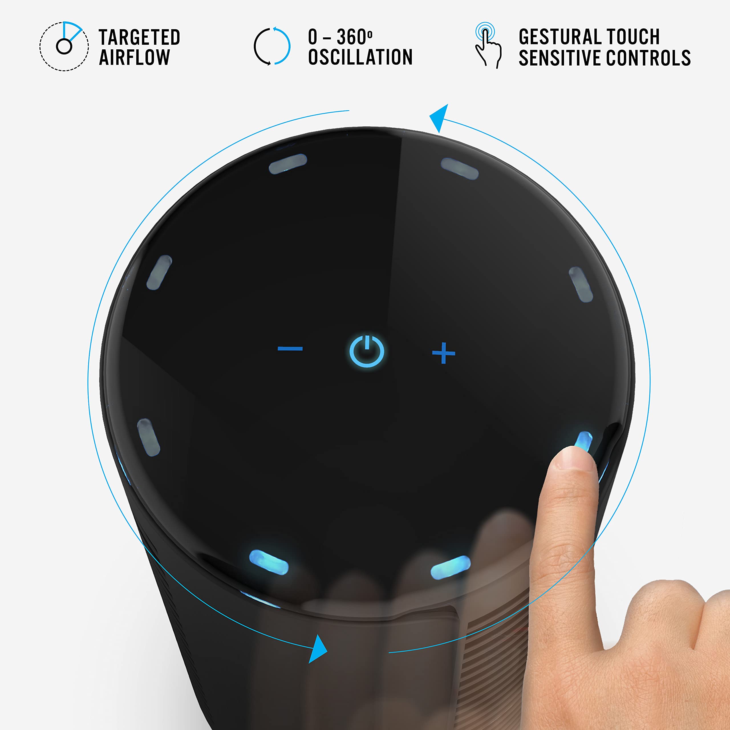 Vornado Atom 1 Oscillating Tower Fan - Thumbnail 2
