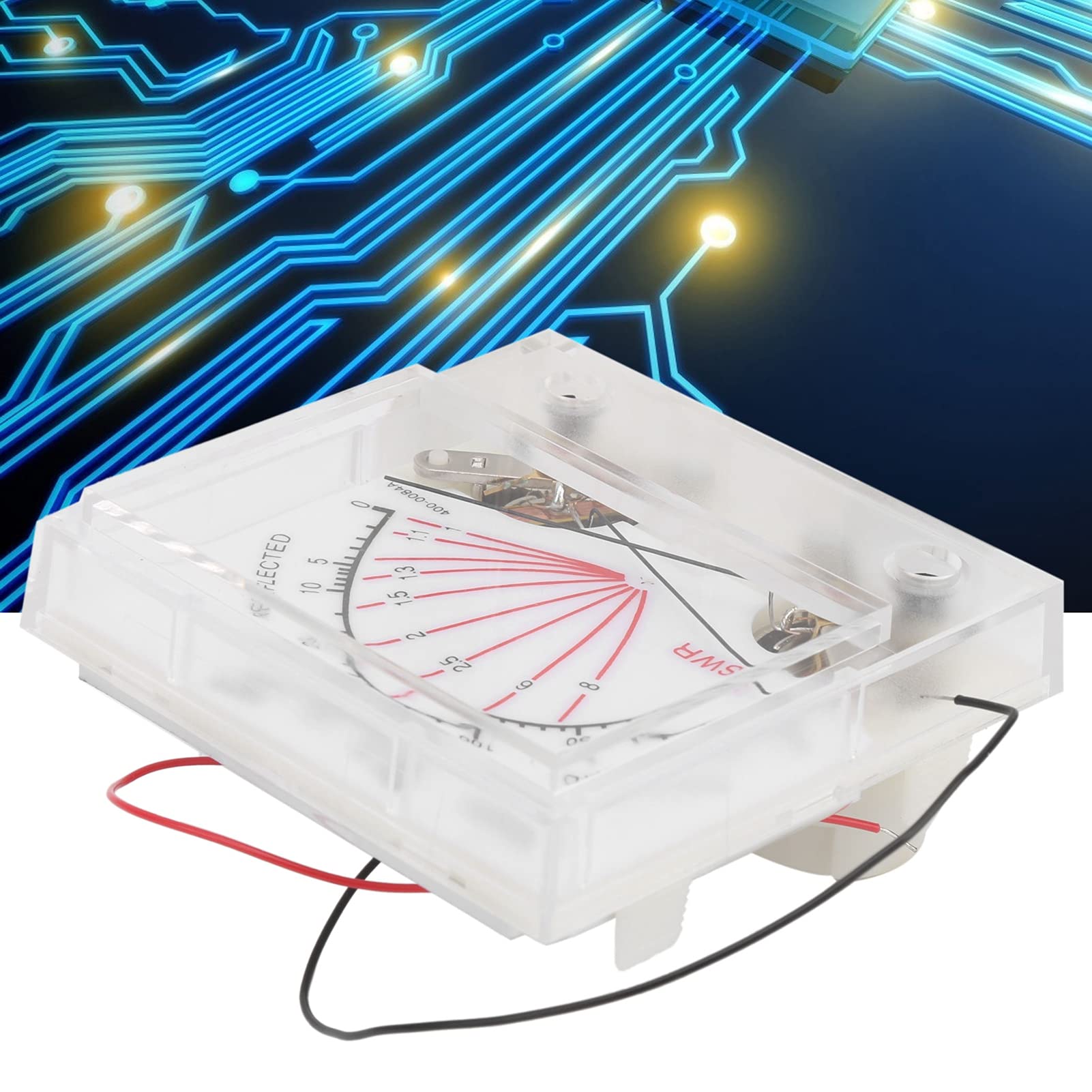 Eujgoov Cross Needle Swr/Watt Meter, Double Needle 60/300W Dual Band Standing  Meter With Backlight