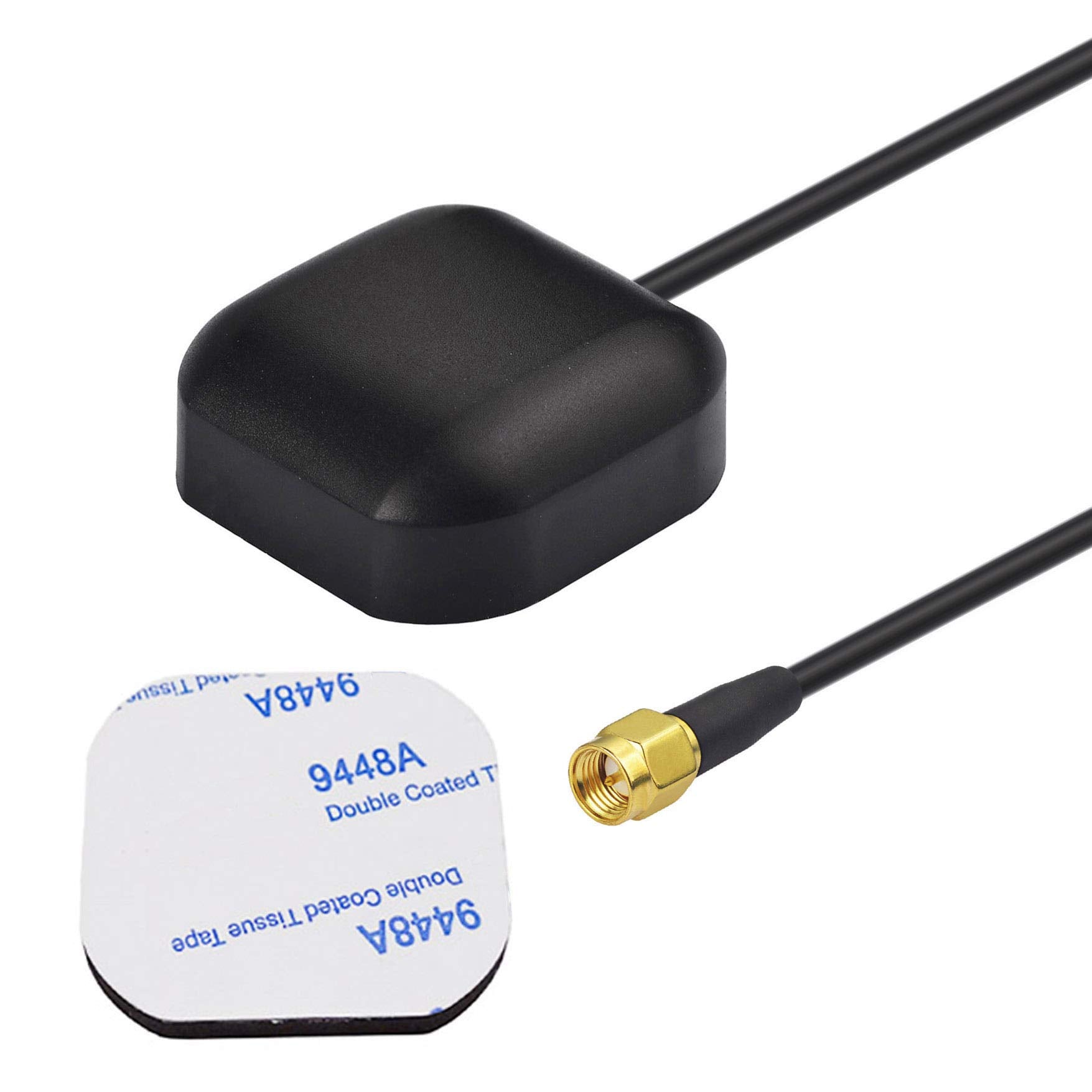 Bingfu Vehicle Waterproof Active Gps Navigation Antenna With Sma Male Connector For Car Stereo Head Unit Gps Navigation System M