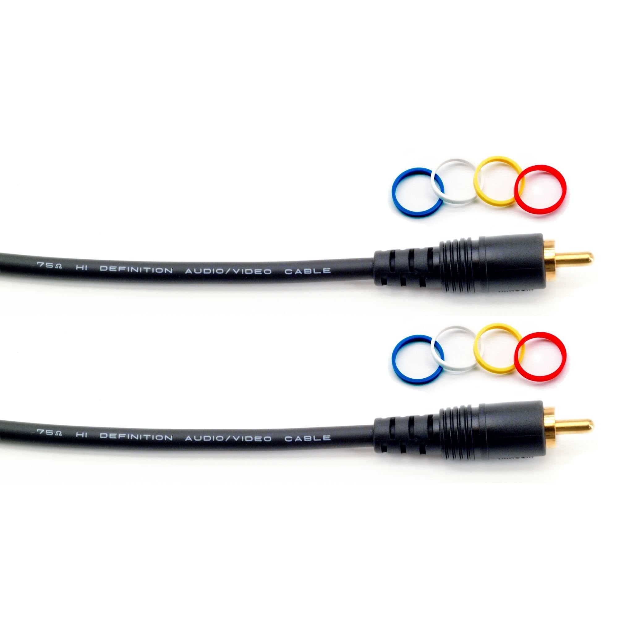 Mogami Pure Patch Rr 03 Professional Audio/Video Cable, Mono Rca Male Plugs, Gold Contacts, Straight Connectors, 3 Foot