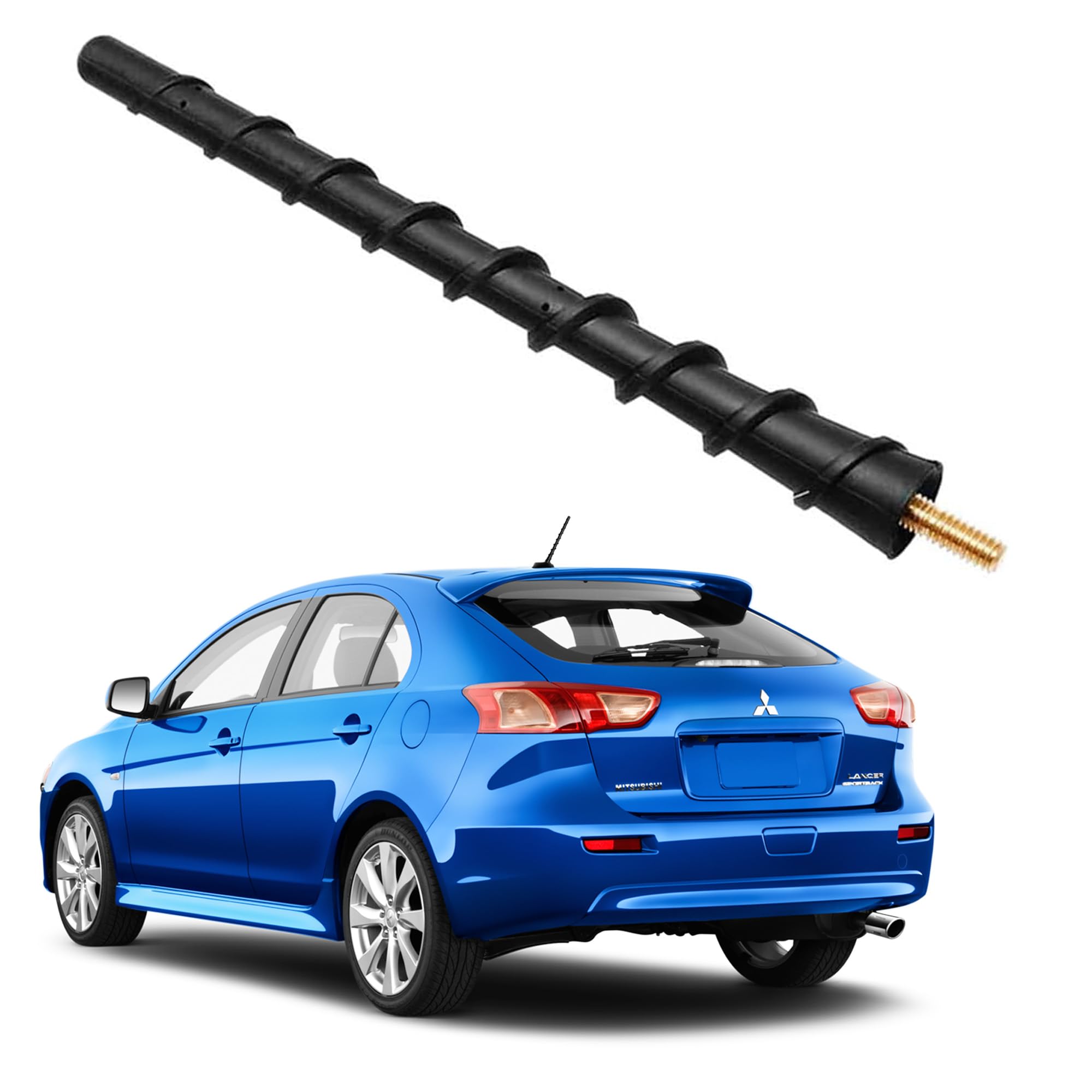 Vofono Antenna For 2002 2017 Mitsubishi Outlander Lancer Mirage G4, Mitsubishi Accessories, 6.5 Inch Short Mitsubishi Antenna Replacement Upgrade Car Radio Reception