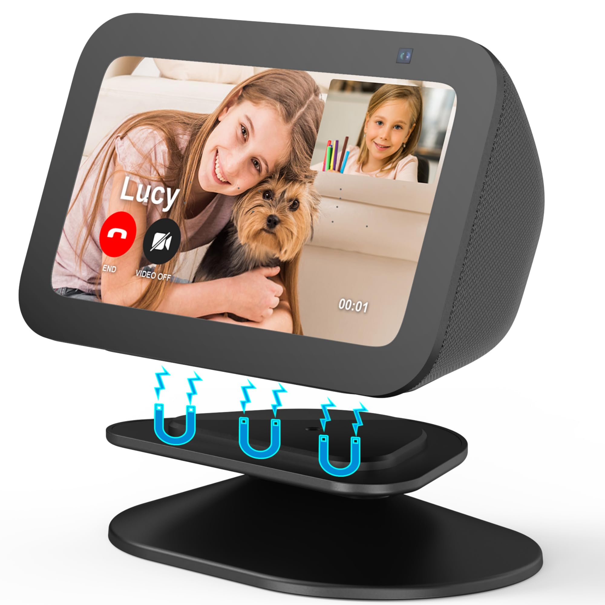 Plusacc Stand For Show 5 (3Rd Gen)   Adjustable Tilt Holder, Magnetic Table Stand Accessories Compatible With Iphone Models & Sh