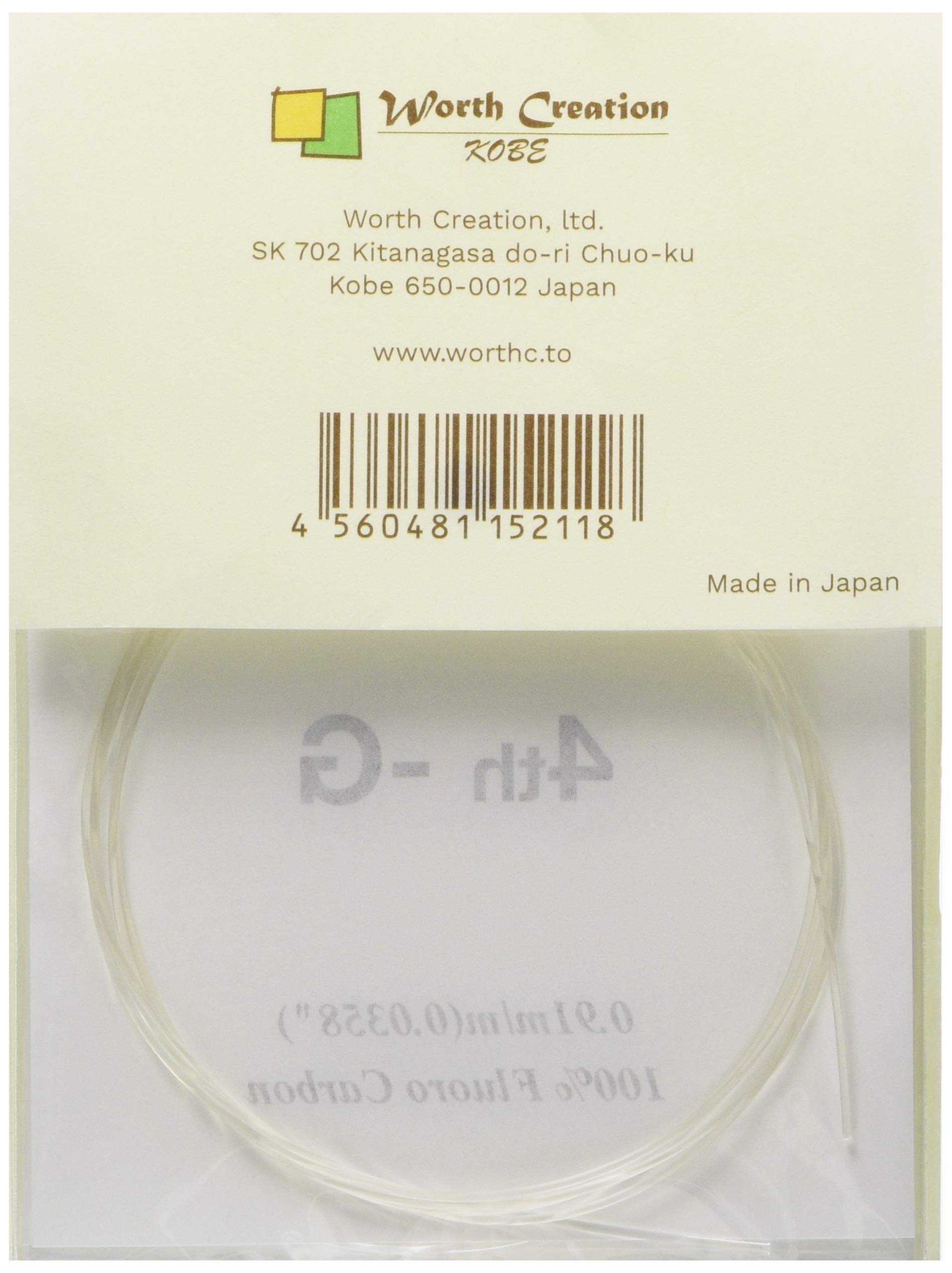 Worth Cm-Lg Clear Fluorocarbon String Set (Low-G For Ukulele)