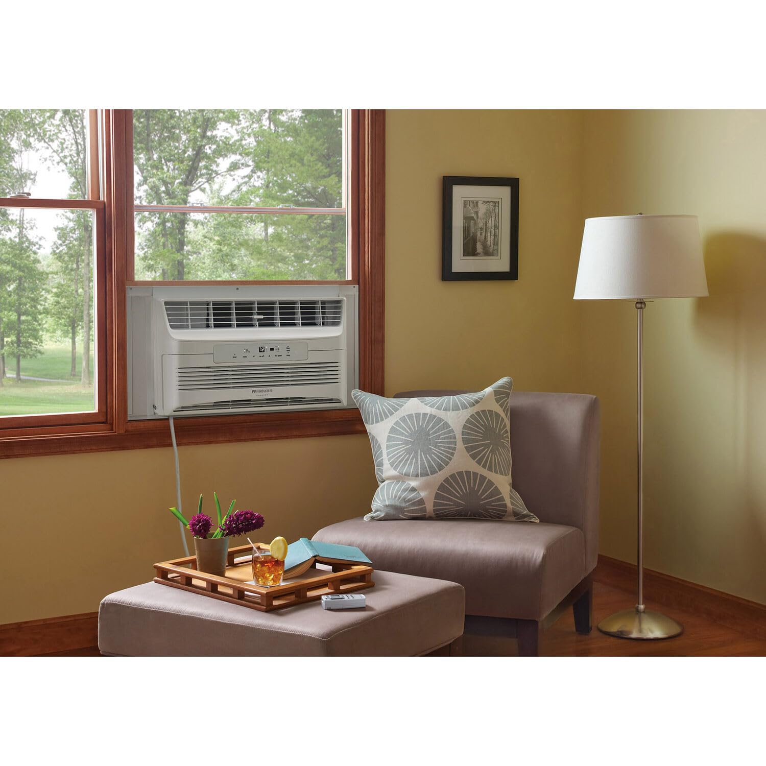 Frigidaire 6,000 Btu Window Air Conditioner And Dehumidifier, 115V, Window Ac Unit For Small Rooms Up To 250 Sq. Ft., Apartment,
