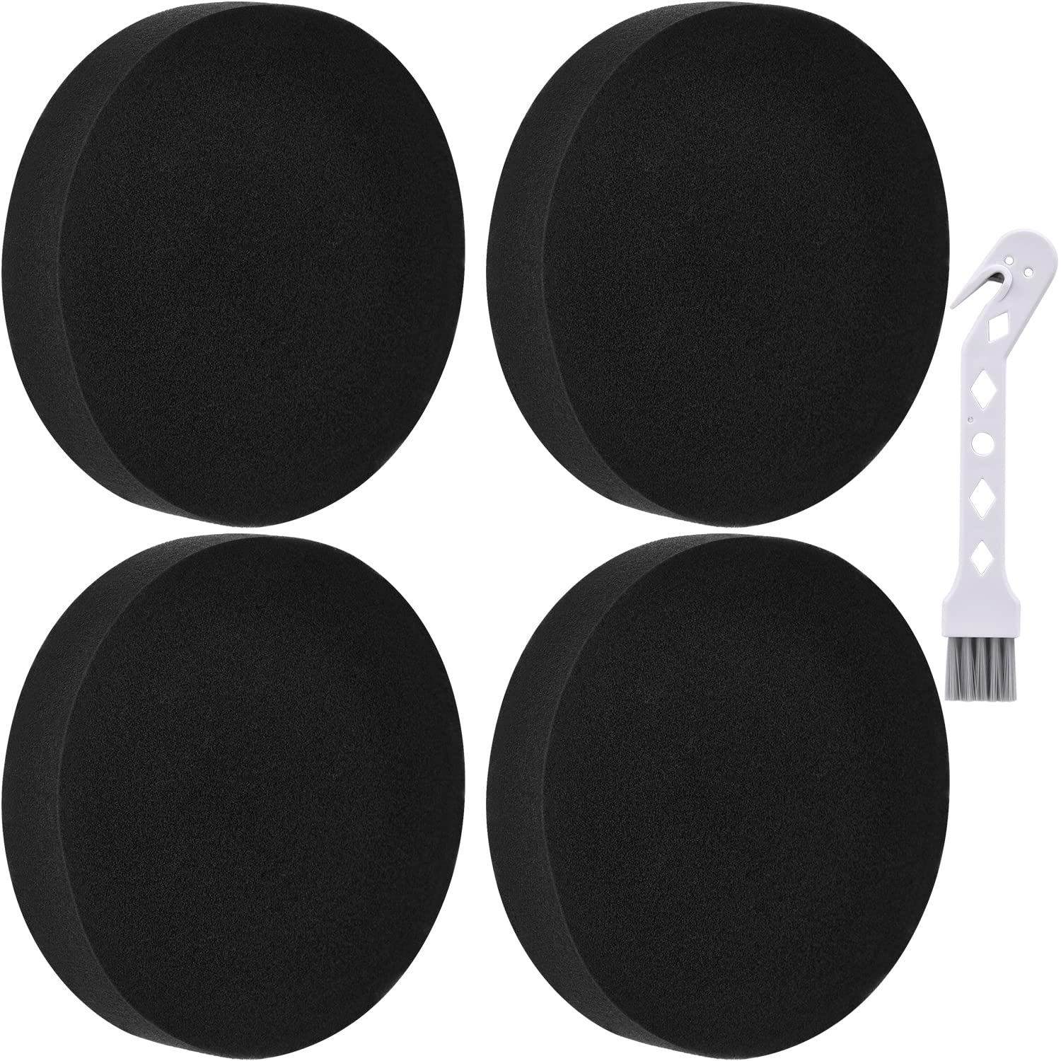 Anewise 4 Pack 1608225 Filter For Bissell Powerforce Helix Turbo Rewind Bagless 1797 2191 2190 1700 Cleanview 2258 3534 2492 367