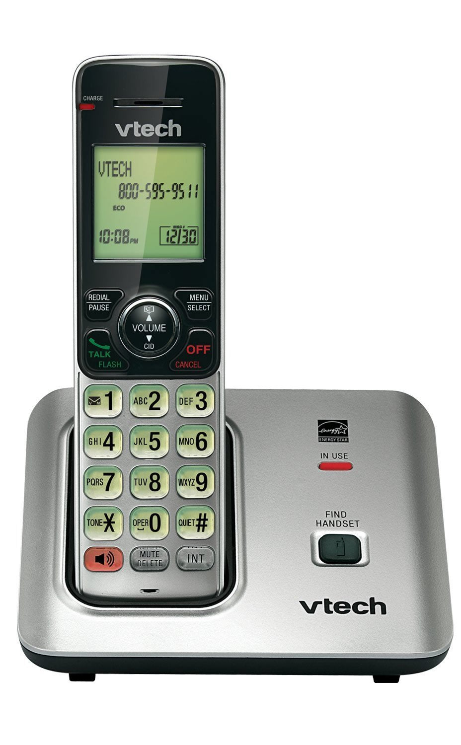 Vtech Vtcs6619 Dect 6.0 Expandable Speakerphone With Caller Id (Single Handset)