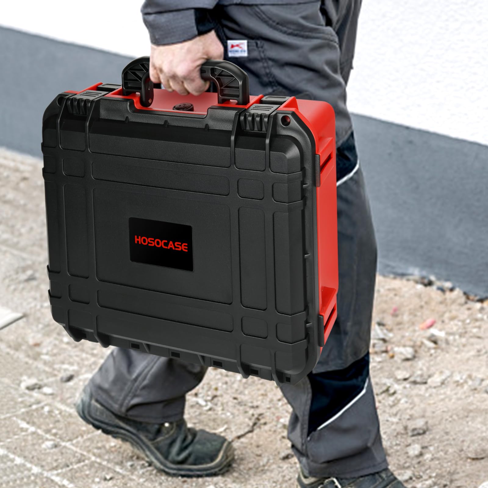 Battery Storage Case For Milwaukee M18: Waterproof Hard Carrying Case Organizer With 9 Divider For Milwaukee M18/M12 Tool Batter