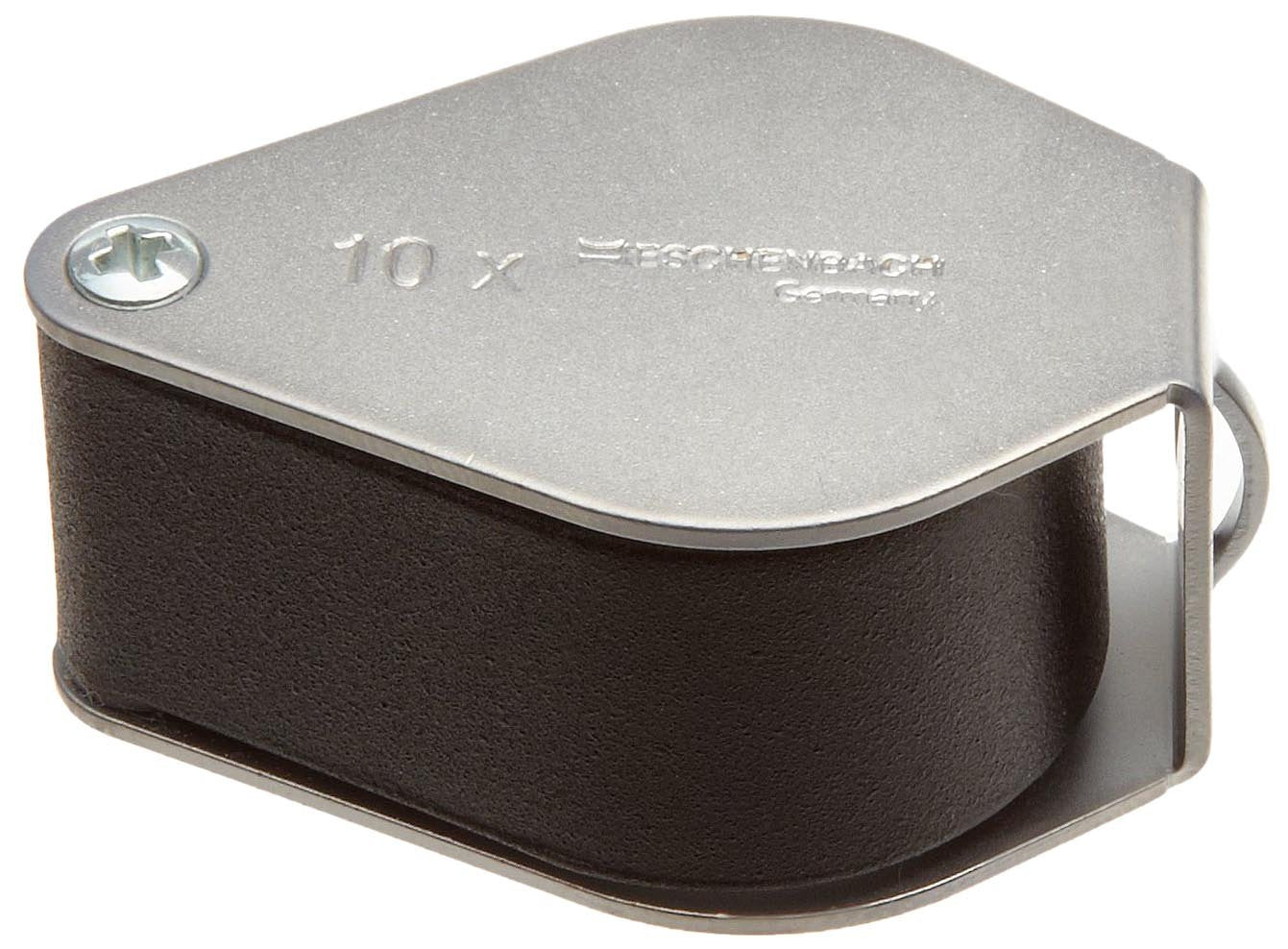 Eschenbach 1176 10 Aplanatic Folding Loupe Magnifier, 10X Magnification, 40 Diopter, 23Mm Lens Diameter
