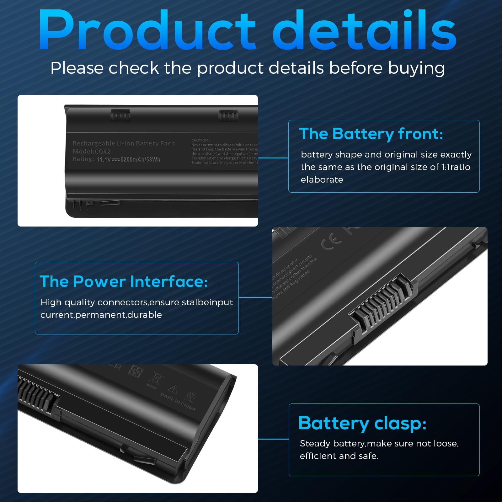 Fancy Buying Mu06 Mu09 Laptop Battery For Hp Spare 593553 001 593554 001 636631 001 584037 001 593550 001 593562 001 Compaq Pres