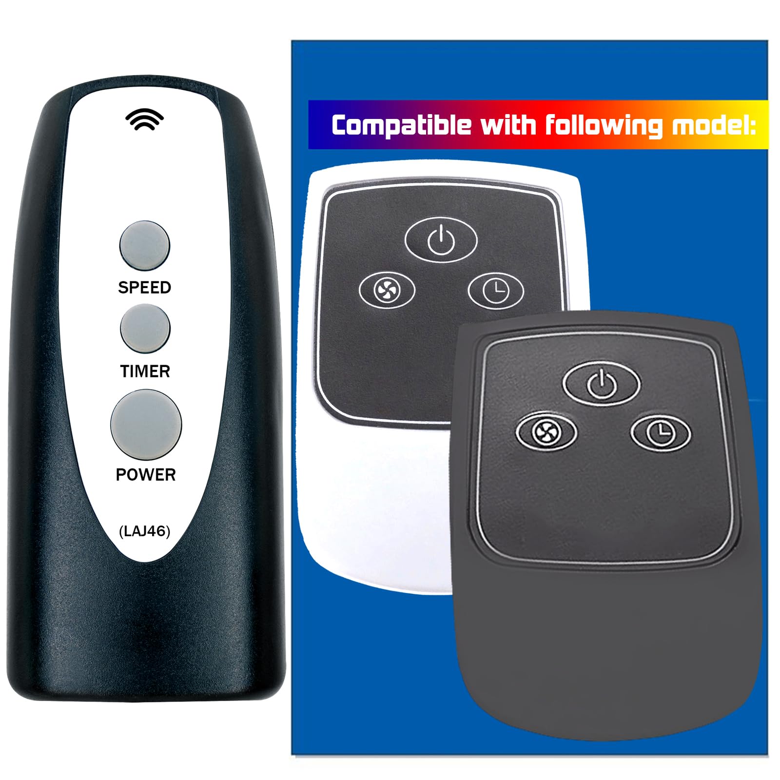 Replacement Remote Control For Lasko 2033654B 2033654 1843 1844 2546 3540 3542 S18625 S18924 1646 1850 1854 1880 1885 2740 2744