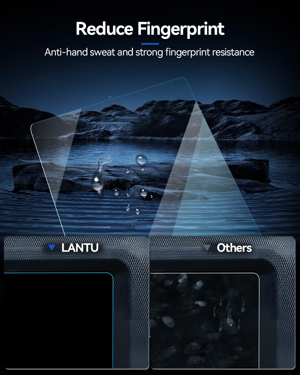 Lantu Car Screen Protector For 2024 Ford Ranger(Xlt Optional/Lariat/Raptor) Accessories Navigation Touchscreen Protector Film Te