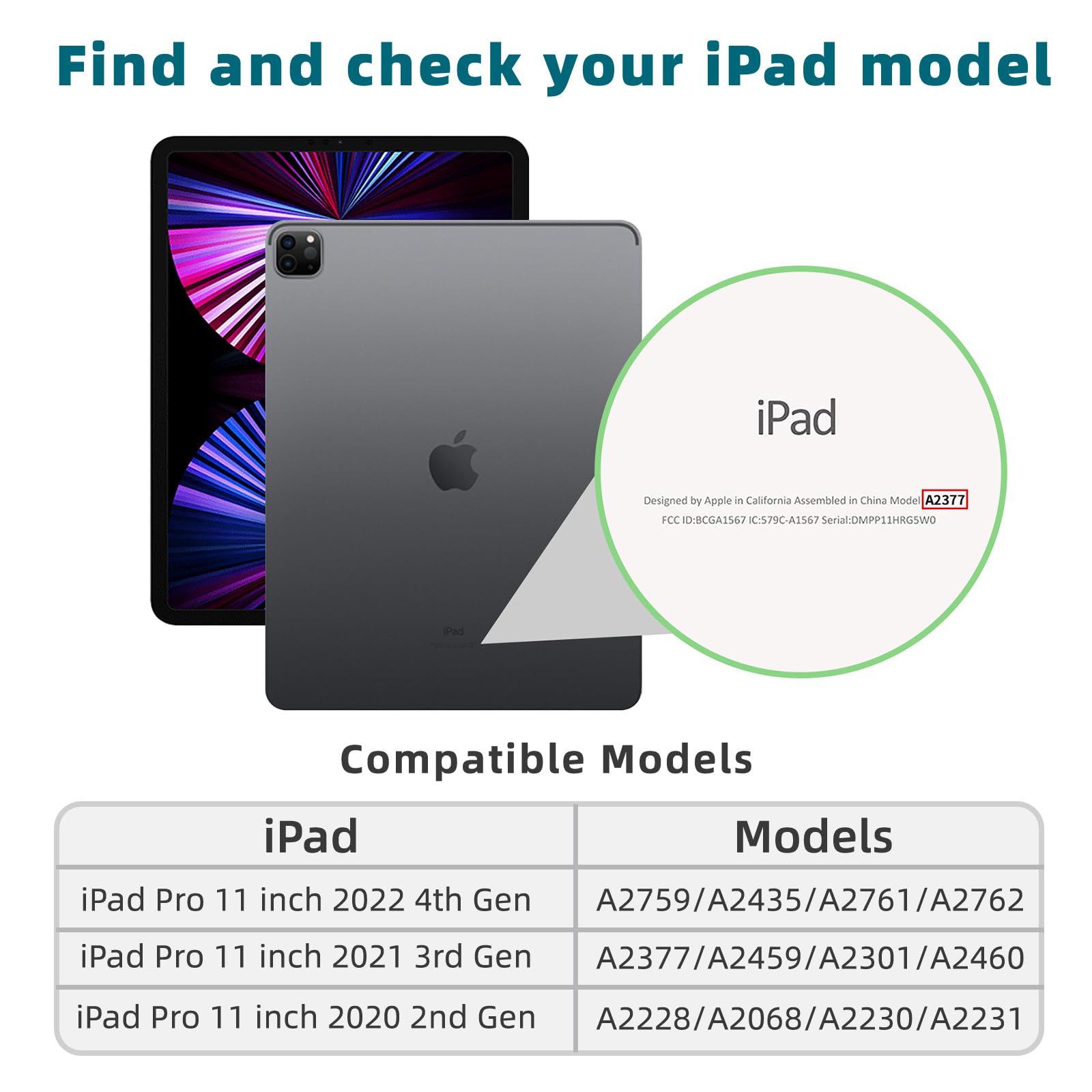 Yuloigan Designed For Ipad Pro 11 Inch Case 4Th Generation With Pencil Holder, For Ipad 11 Pro Case 4Th/3Rd/2Nd Gen, Protective