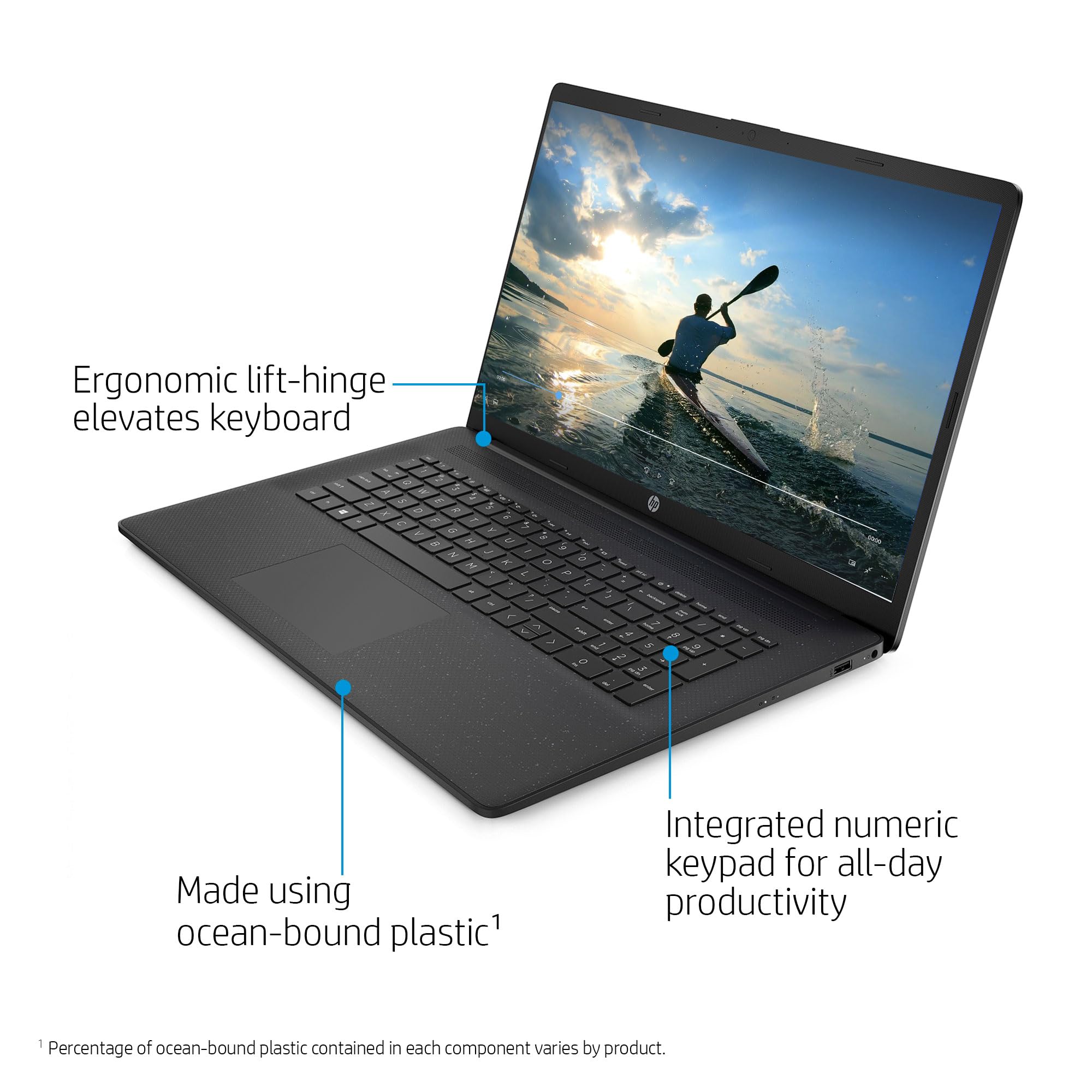 Hp 17.3 Hd+ Business Laptop, 13Th Gen Intel I5-1334U(10 Cores,12 Threads) Intel Iris Xe Graphics, 32Gb Ram, 2Tb Pcie Nvme M.2 Ss
