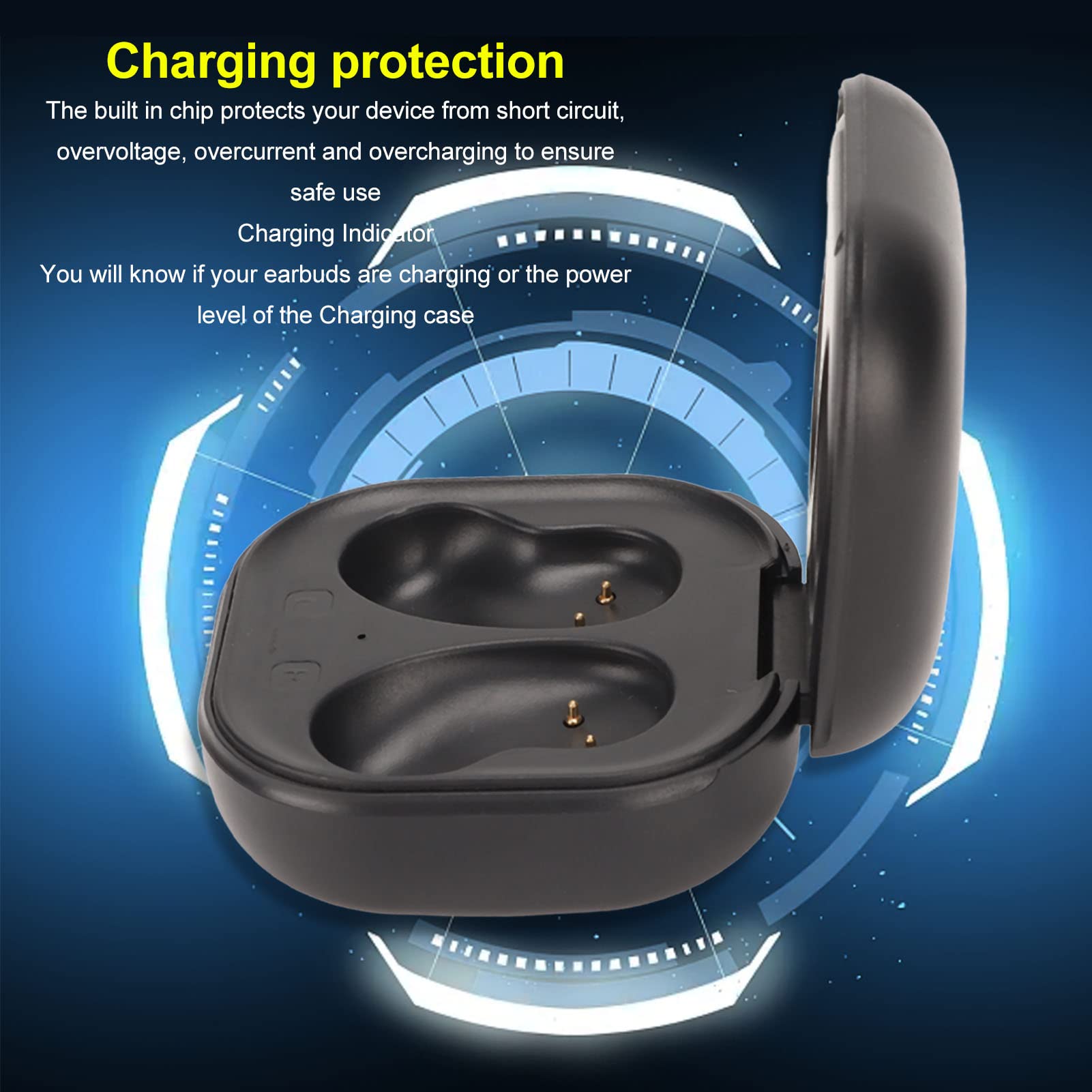 Charging Case For Sm R180, Usb Replacement Earbuds Charging Case With Charging Cable, Charging Indicator For