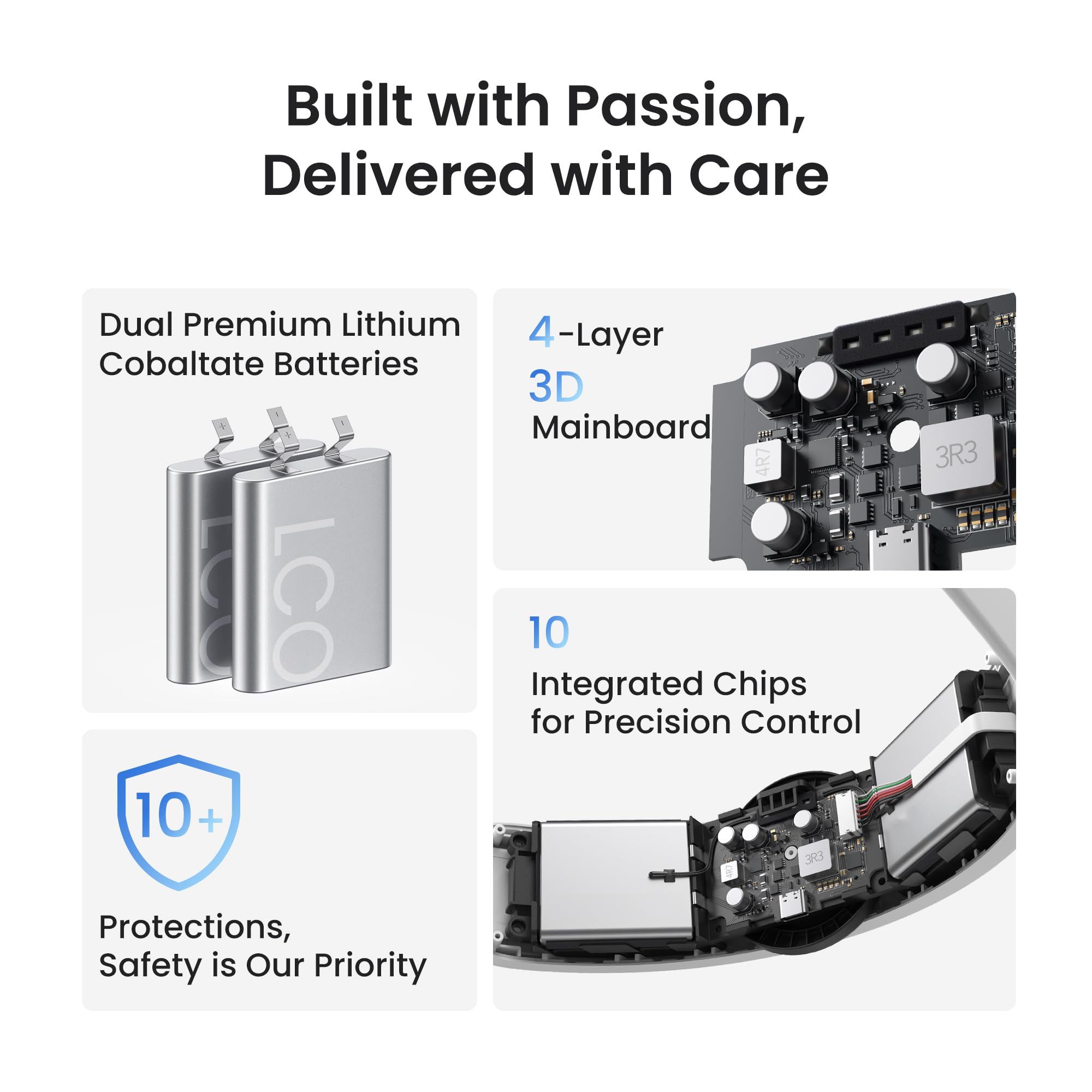 Kiwi Design H4 Boost Battery Head Strap Compatible With Meta Quest 3 Or Quest 3S