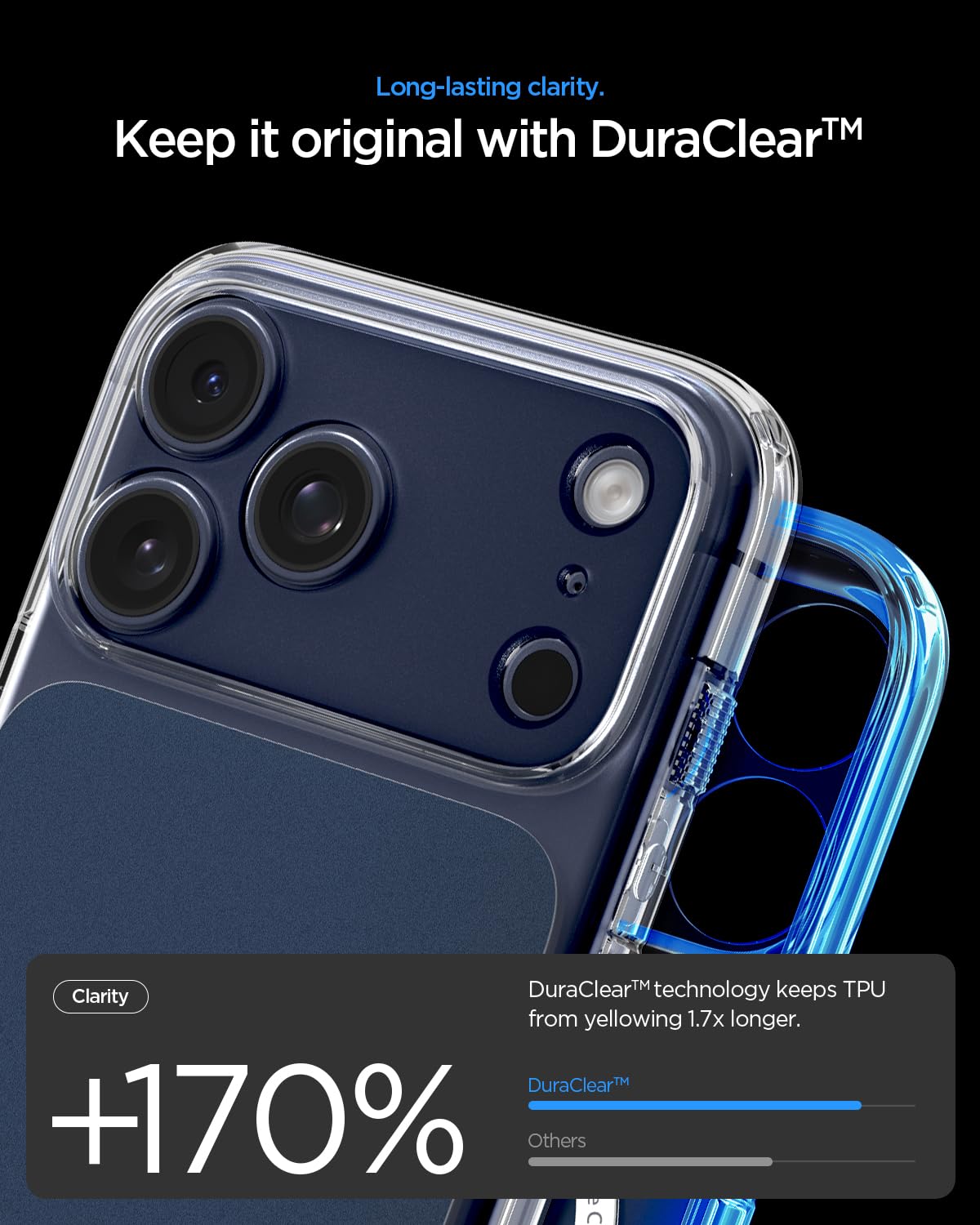 Spigen For Iphone 17 Pro Case, Ultra Hybrid T Magfit [Camera Control Button] [Compatible With Magsafe] - Matte Blue