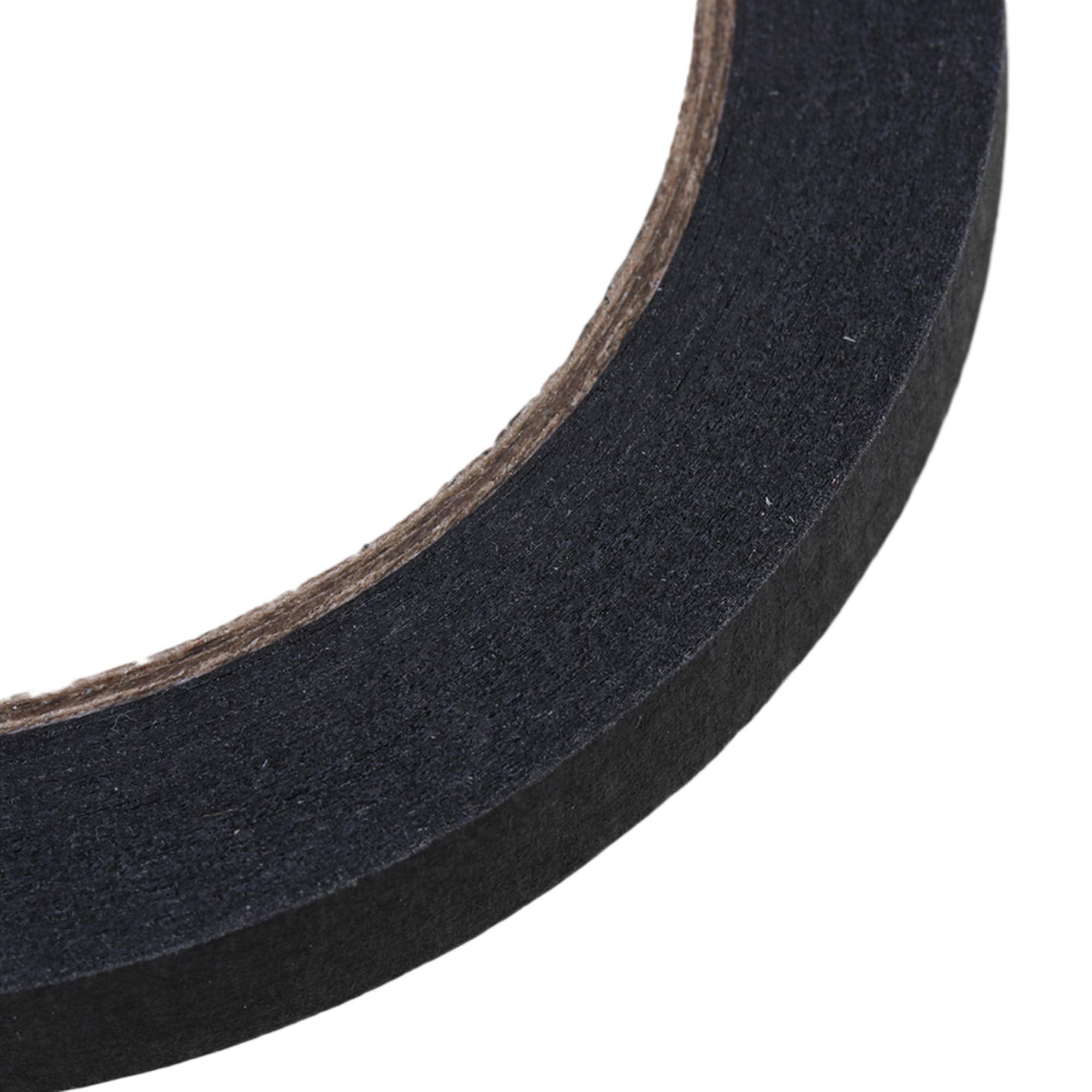 Lovermusic Black 0.39Inch Width Guitar Pickup Coil Tape Electrical Insulation Adhesive Tape Instrument Accessories