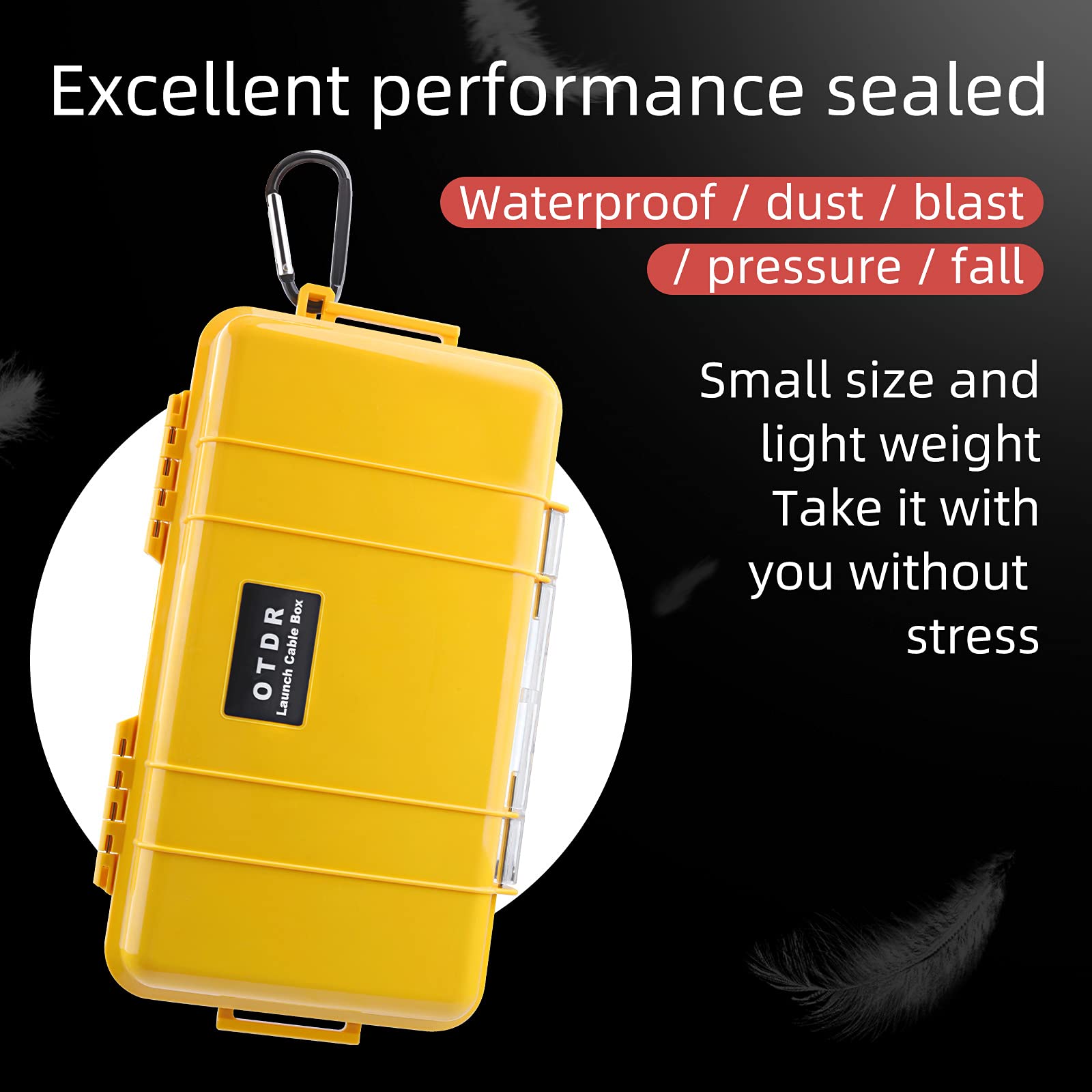 Kelushi Fiber Optic Test Tool Sc/Apc Sm(9/125) Otdr Launch Cable Box Extension Cord Otdr