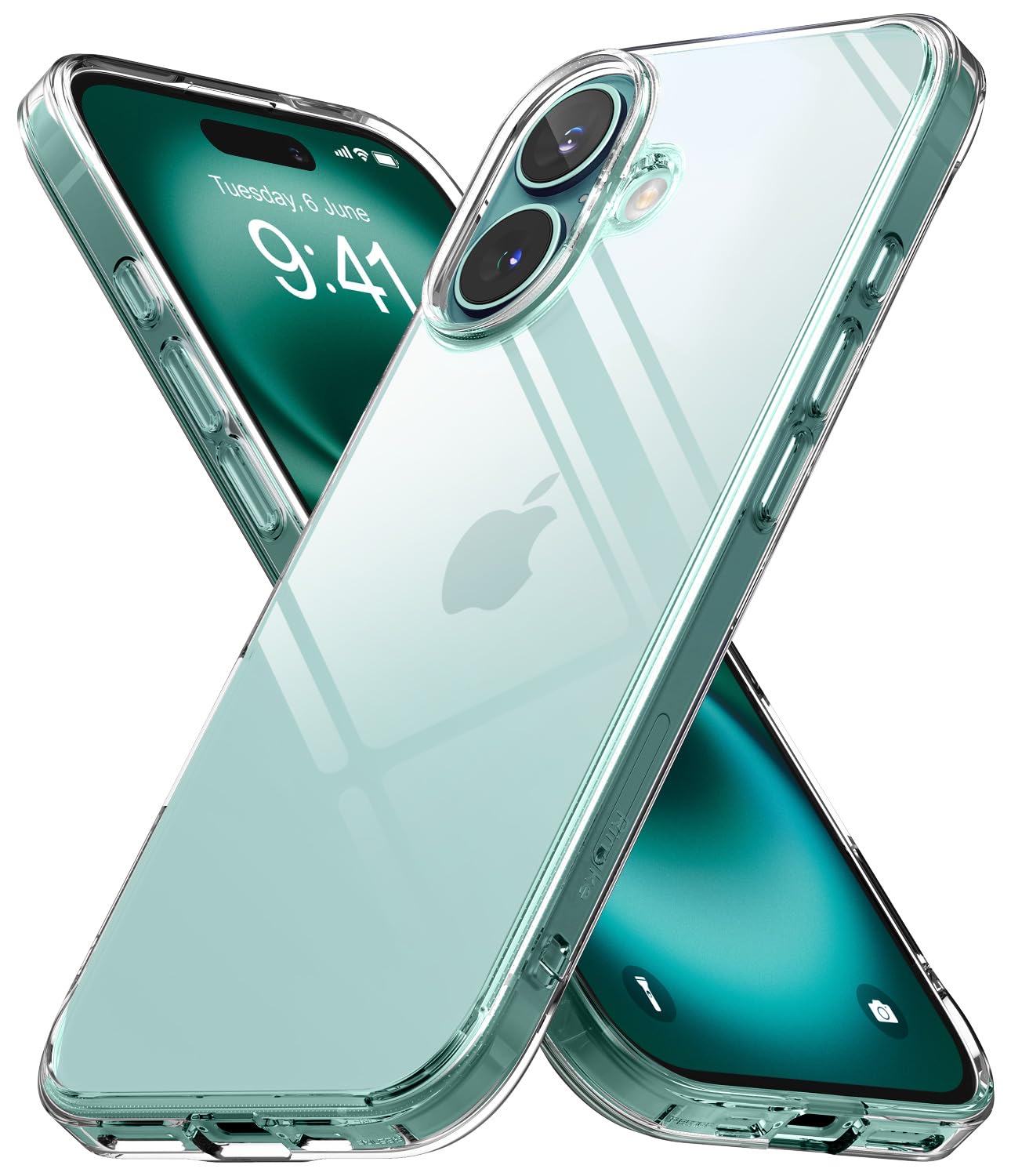 Ringke Fusion for iPhone 16 Case [Always Look Classy] UV Coating for Scratch & Discoloration Resistant, Shockproof Air Pockets -