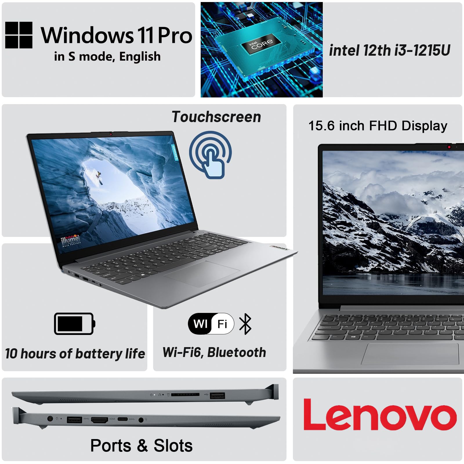 Lenovo Ideapad 15.6'' Touchscreen Fhd Laptop Computer, Intel 6-Core Processor (Beat I5-1155G7), 40Gb Ddr4 Ram, 1Tb Pcie Ssd, Wif
