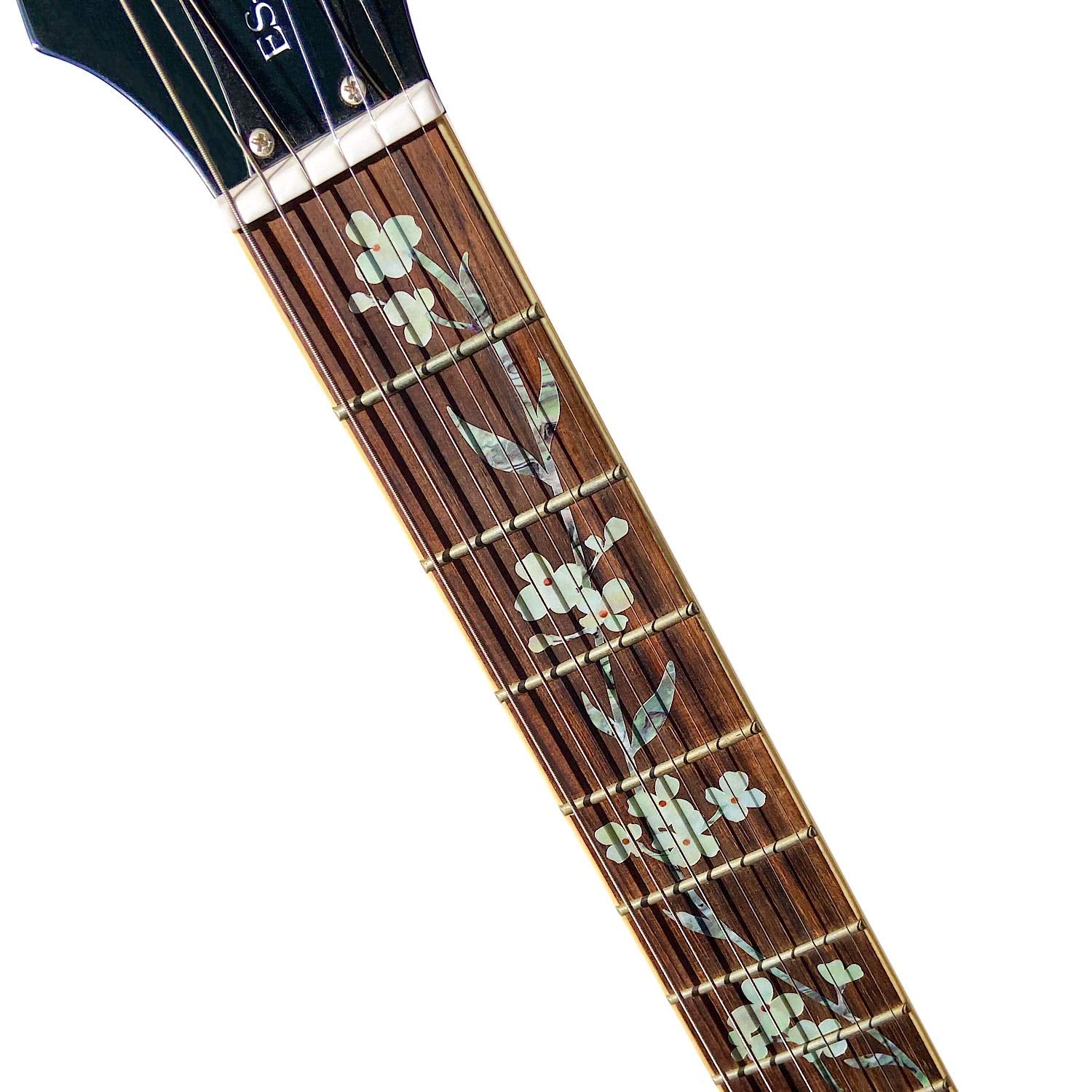 Inlay Sticker Fret Markers For Guitars - Tree Of Life W/Hummingbird