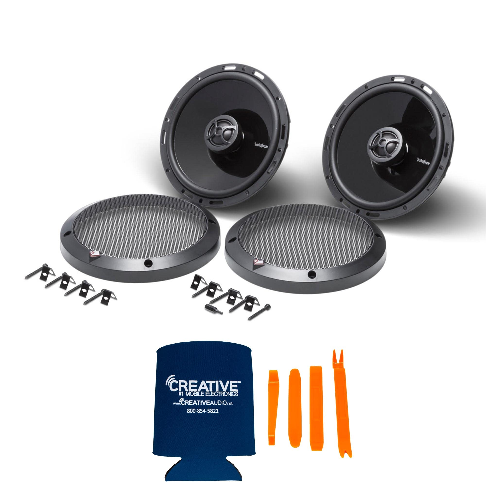 Rockford Fosgate P1650 6.5' 110W + 2) P1692 6X9' 150W Car Audio Speakers