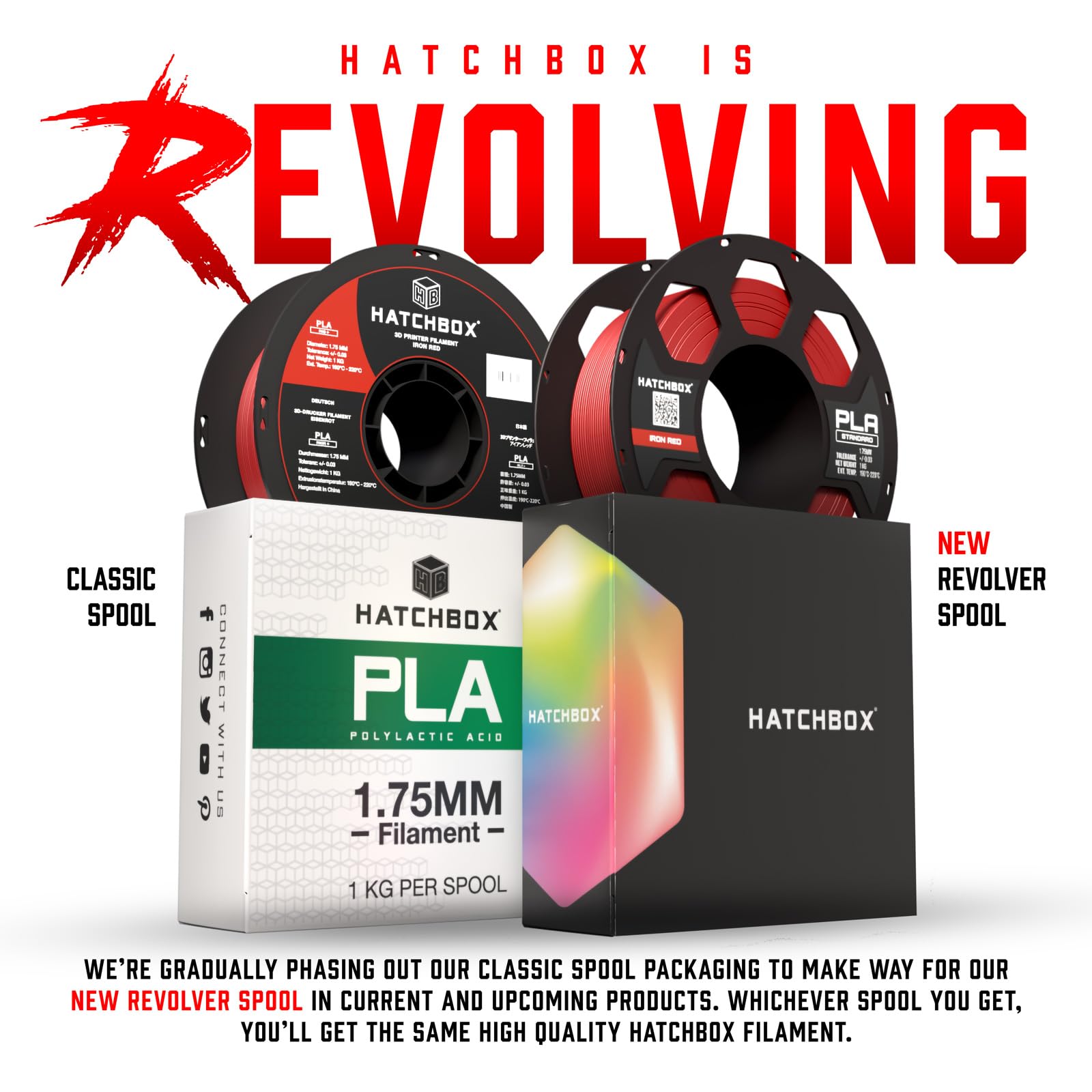 Hatchbox 1.75Mm Gray Wood Pla 3D Printer Filament, 1 Kg Spool, Dimensional Accuracy +/- 0.03 Mm, 3D Printing Wood Filament