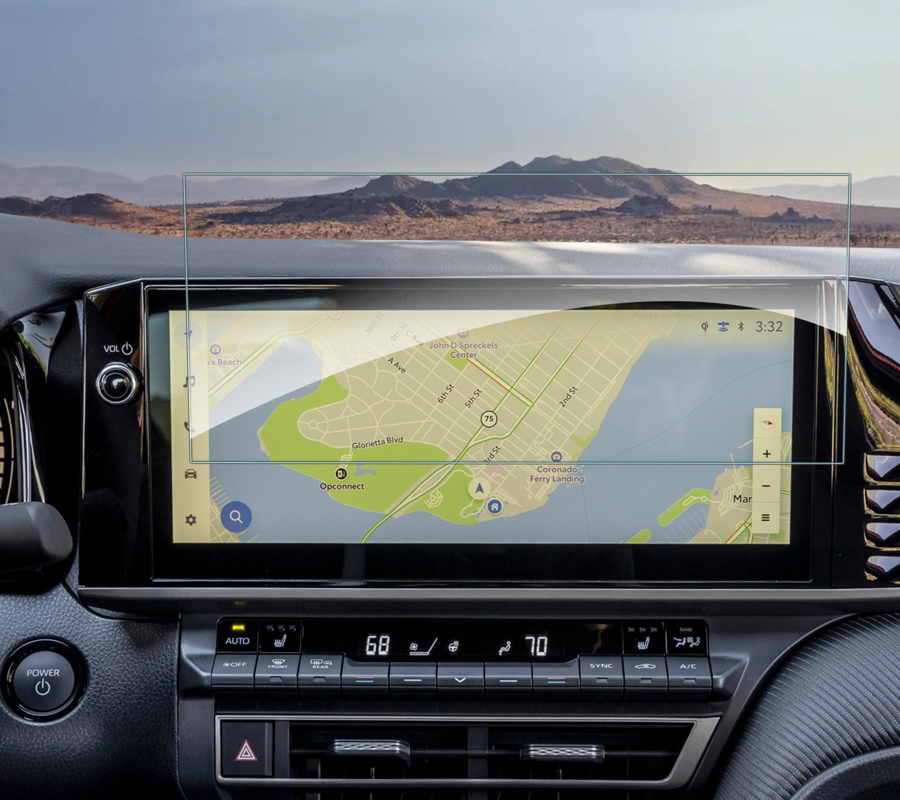 Shaohao For 2025 Toyota Camry Screen Protector 12.3 Inch Compatible With 2025 Toyota Camry Accessories 2025 Camry (Lxe, Xse) 12.3 Inch Navigation Display 2025 Camry Tempered Glass Screen Protector