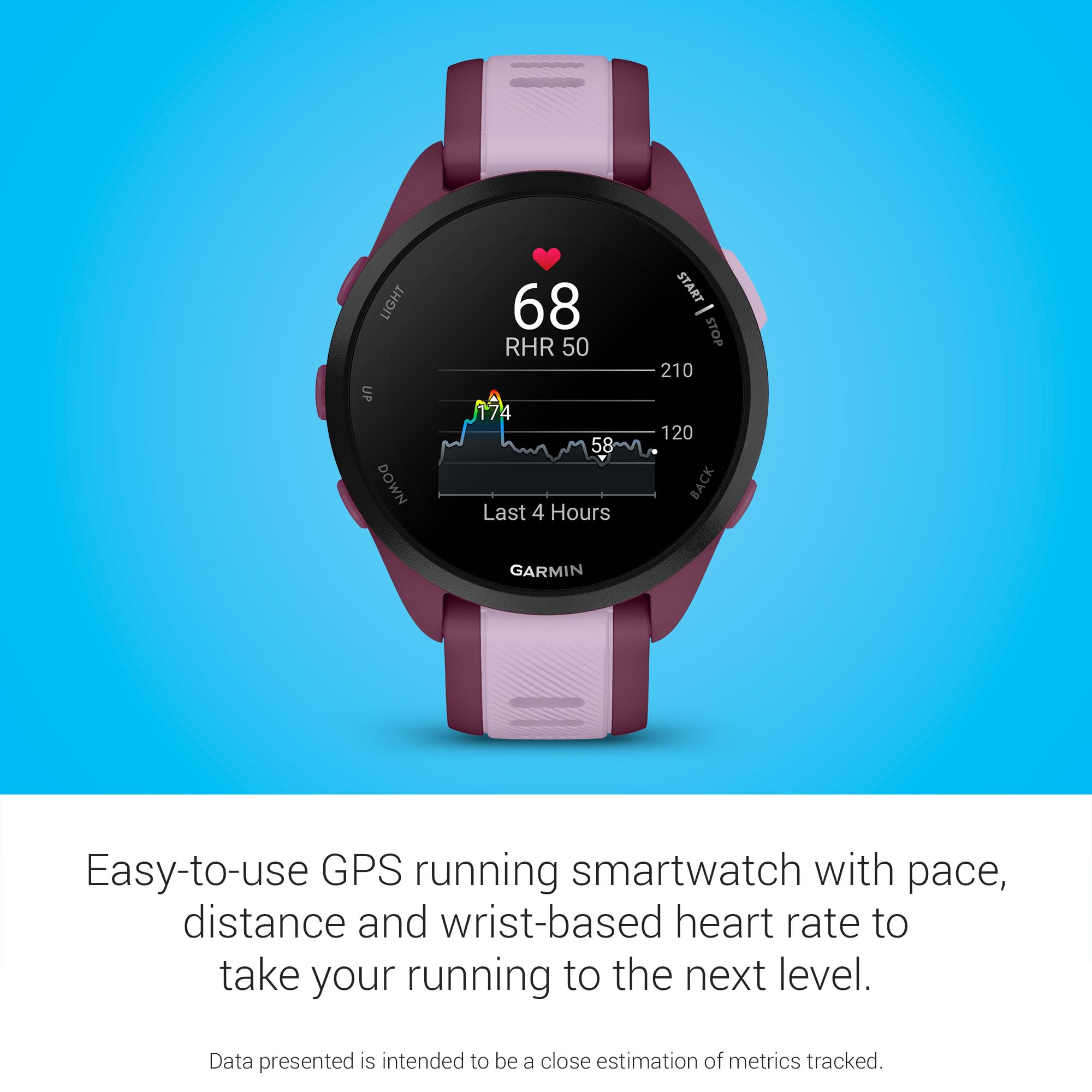 Garmin Forerunner 165 Music, Running Smartwatch, Colorful Amoled Display, Training Metrics And Recovery Insights, Music On Your