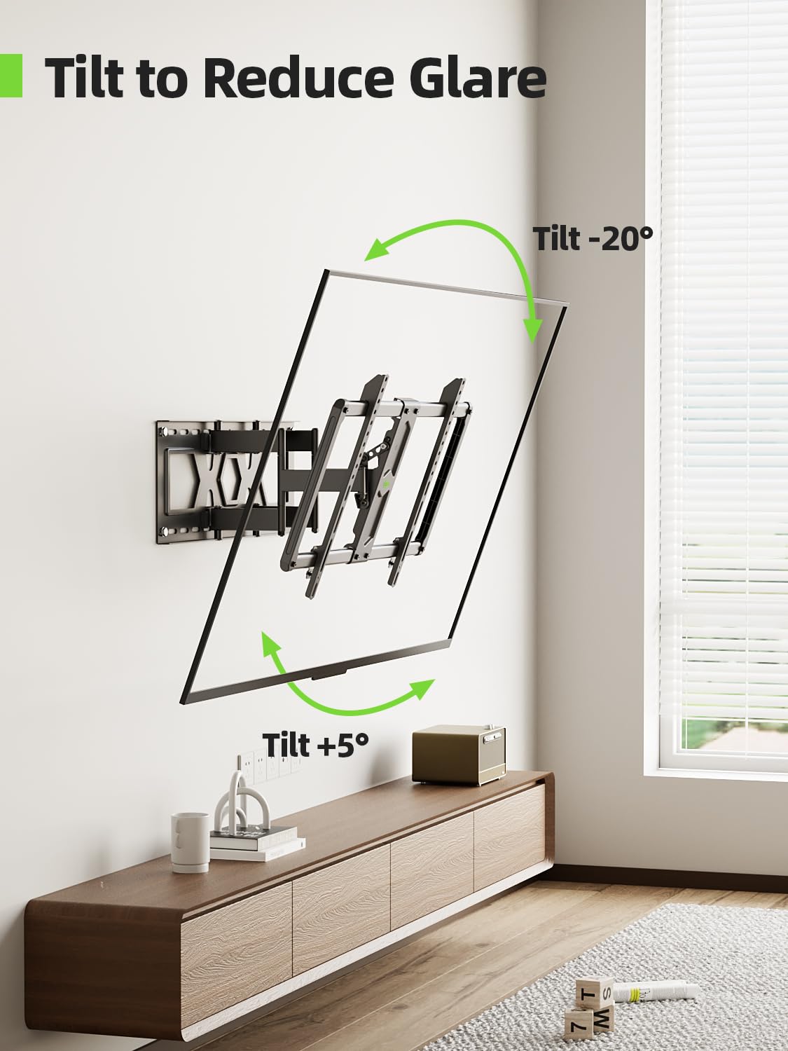 Usx Mount Low Profile Full Motion Tv Wall Mount For 37 90 Inch Tv, Ultra Slim Tv Mount With Swivel And Tilt, Wall Mount Tv Brack