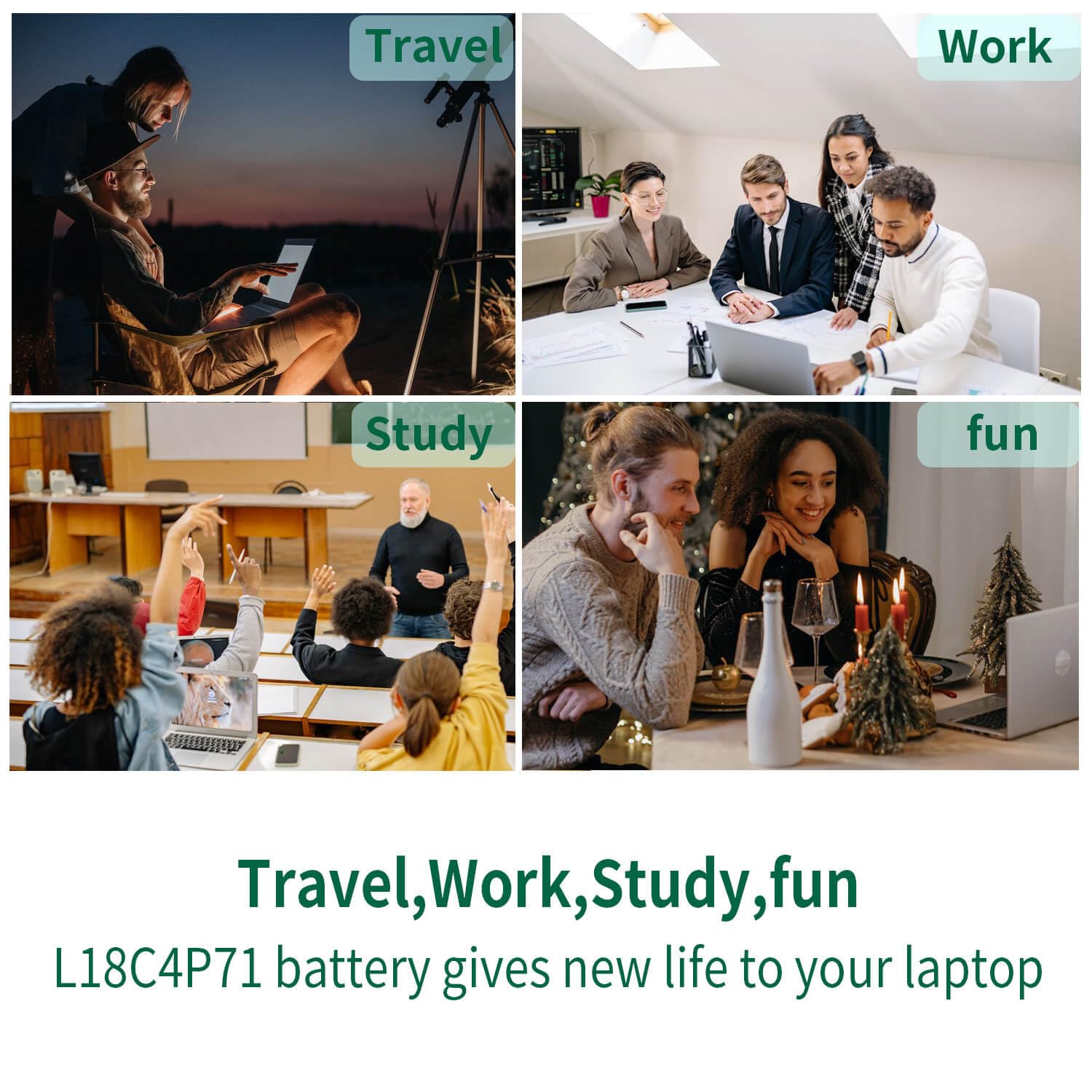 Dmkaollk 51Wh L18C4P71 L18M4P72 Battery Replacement For Lenovo Thinkpad X1 Carbon 7Th Gen, X1 Carbon 8Th Gen,Thinkpad X1 Yoga 4T