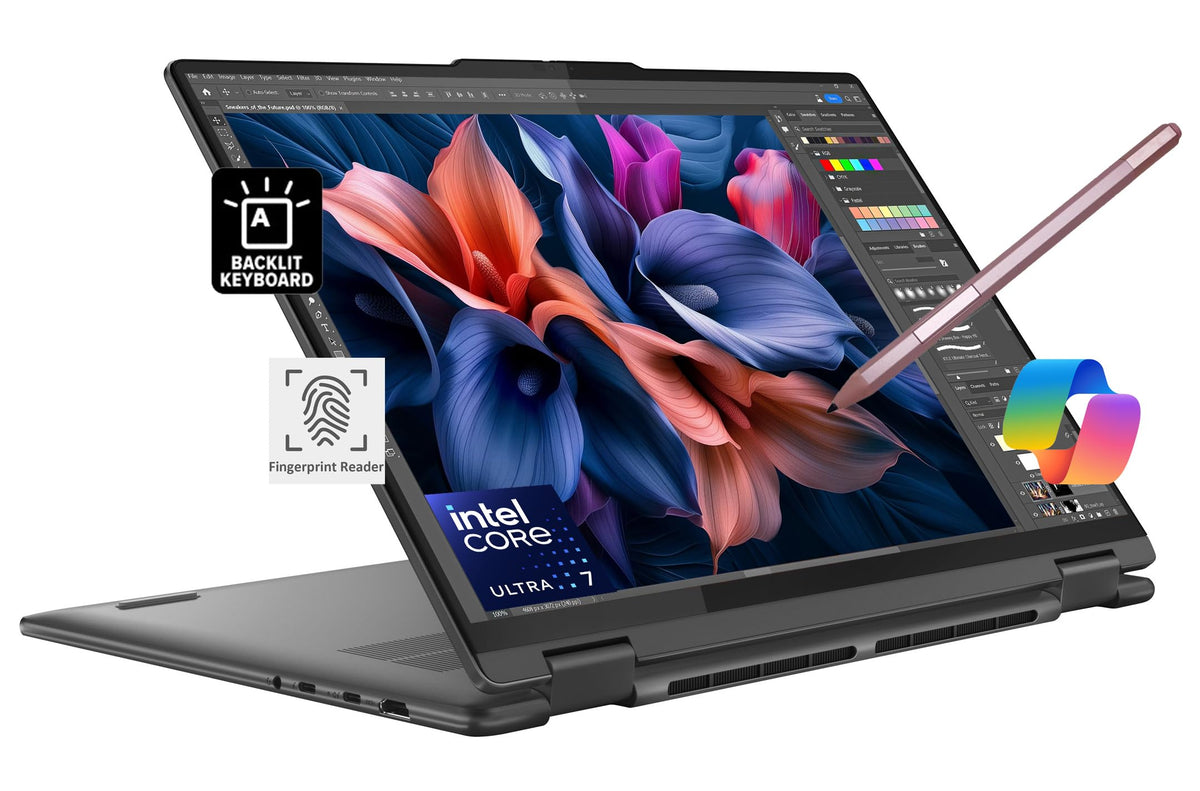 Lenovo Yoga 7I 2 In 1 Ai Pc Laptop (16'' Fhd+ Touchscreen, Intel Core Ultra 7 155U (> I7 1365U), 16Gb Ram, 1Tb Ssd) For Creator,