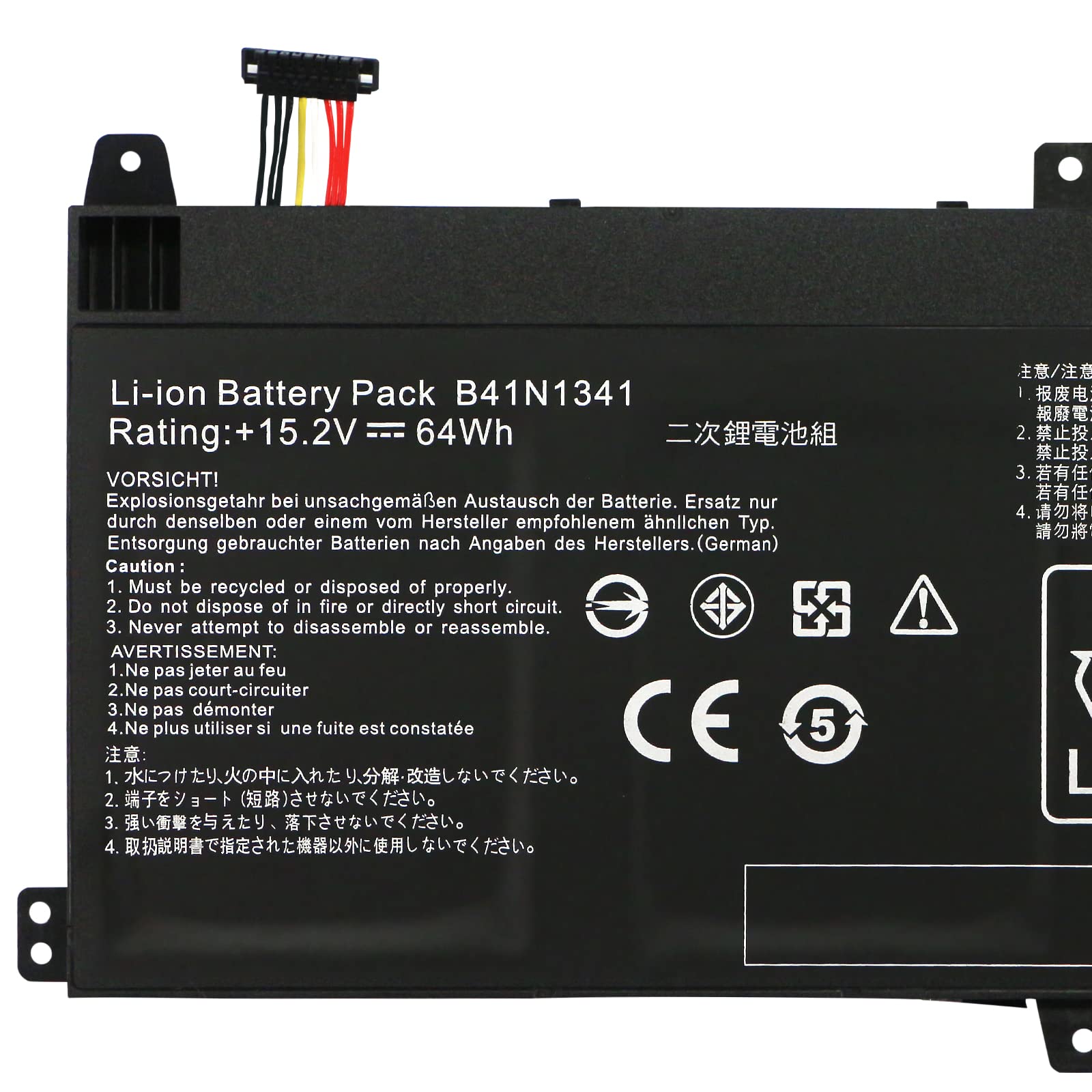 Zthy B41N1341 Laptop Battery Replacement For Asus Q502 Q502L Q502La Q502La Bbi5T12 Q502La Bbi5T14 Q502La Bbi5T15 Q502La Bsi5T14