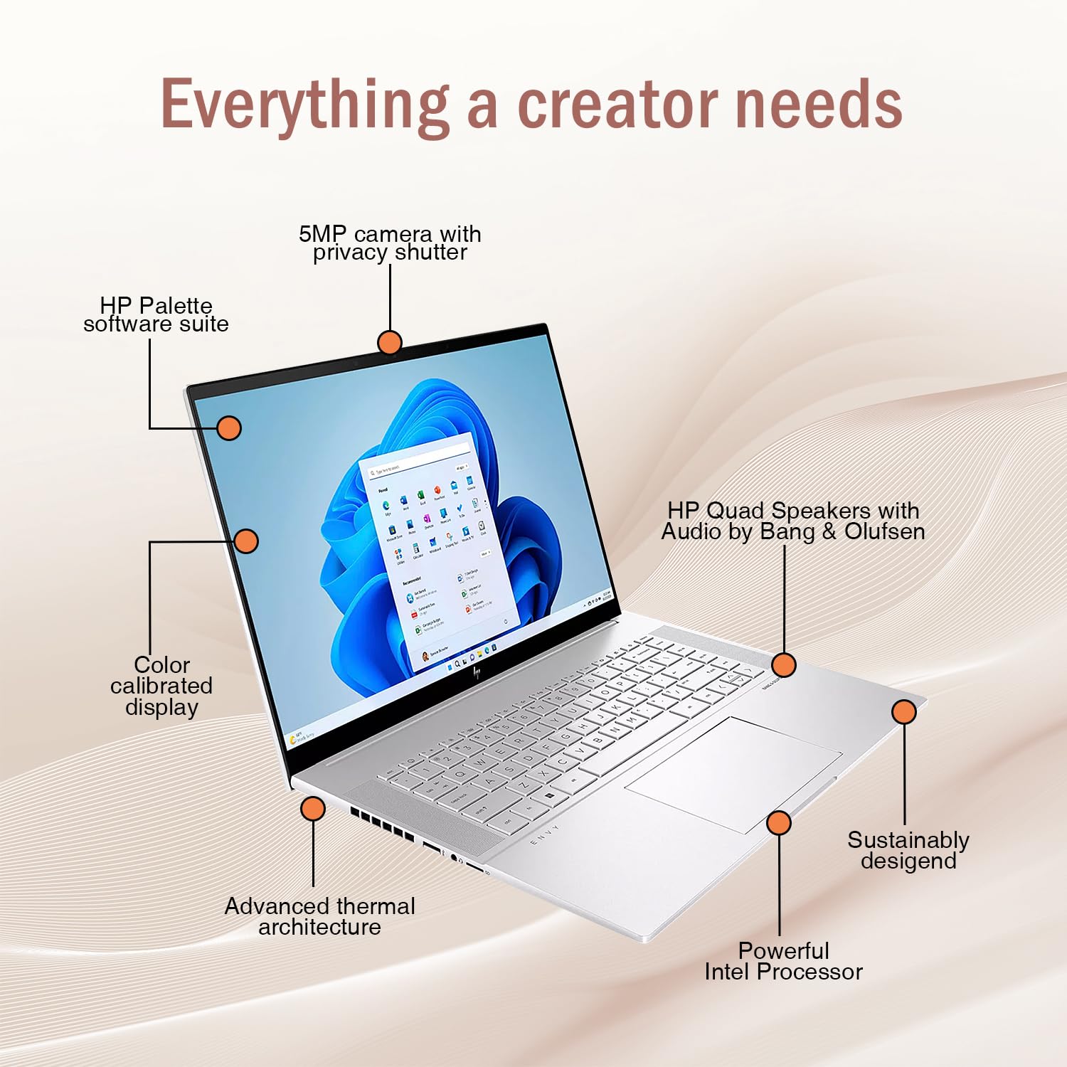 Hp Envy I7 4060 Business Laptop, 16'' Wqxga Touchscreen 120Hz, Intel Core I7-13700H, Geforce Rtx 4060, 32Gb Ddr5 Ram, 1Tb Pcie M