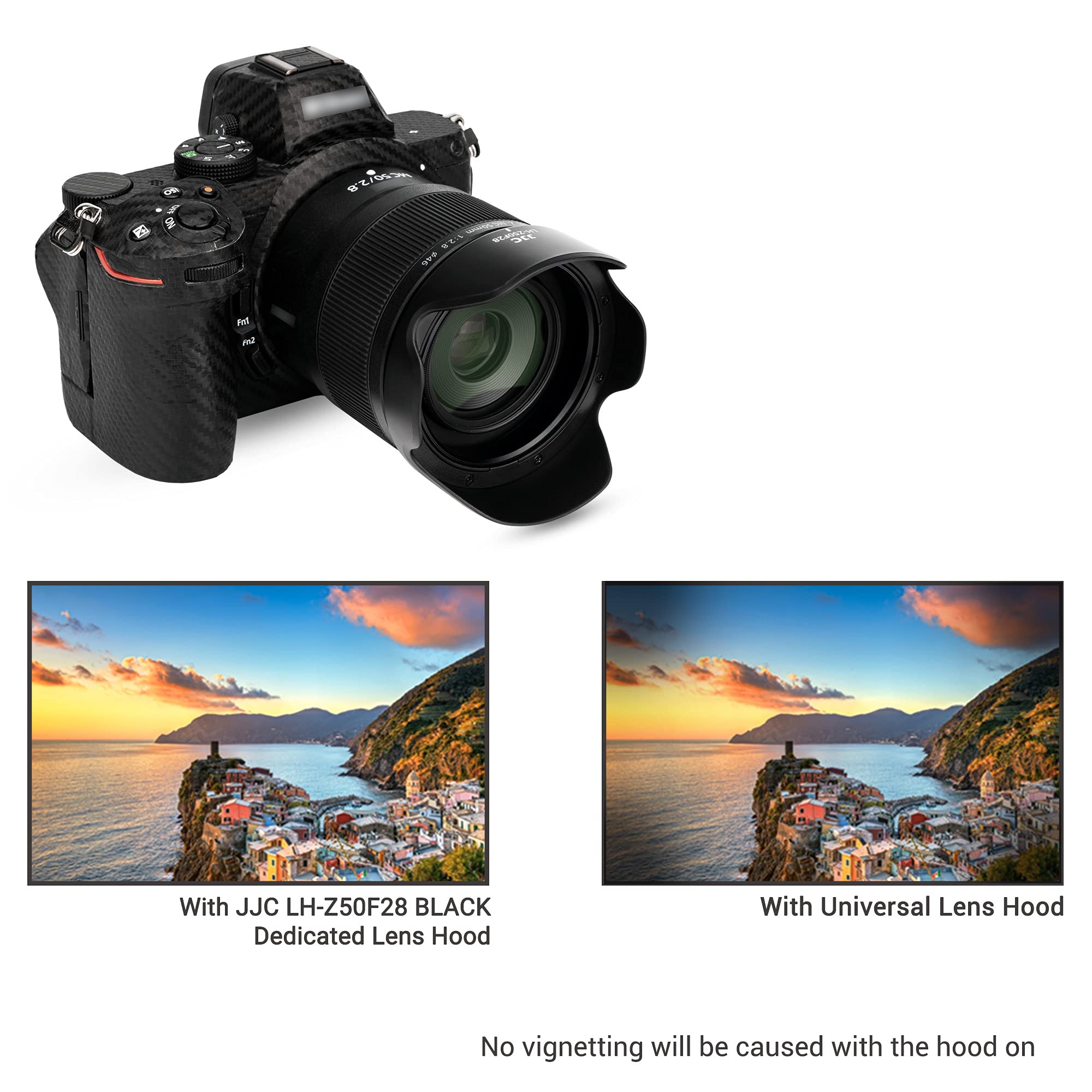 Reversible Tulip Flower Lens Hood Shade For Nikon Nikkor Z Mc 50Mm F/2.8 Macro Lens On Camera Z5 Z6 Z6 Ii Z7 Z7 Ii Includes An A