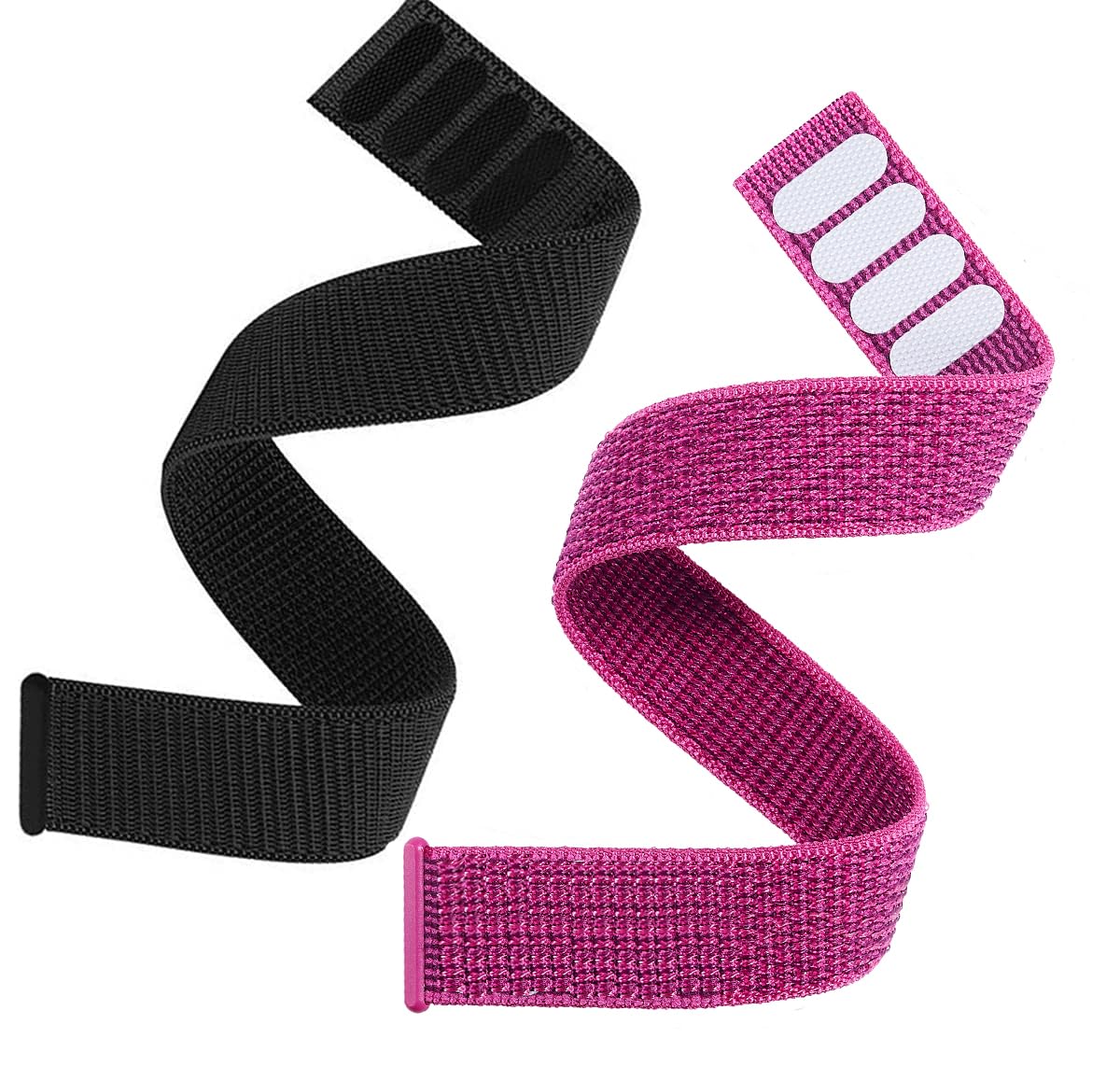 Olytop Fenix 7S / Fenix 6S / Fenix 5S / Instinct 2S Watch Bands, 20mm Hook & Loop Quick Dry Nylon Sport Wristband Replacement St