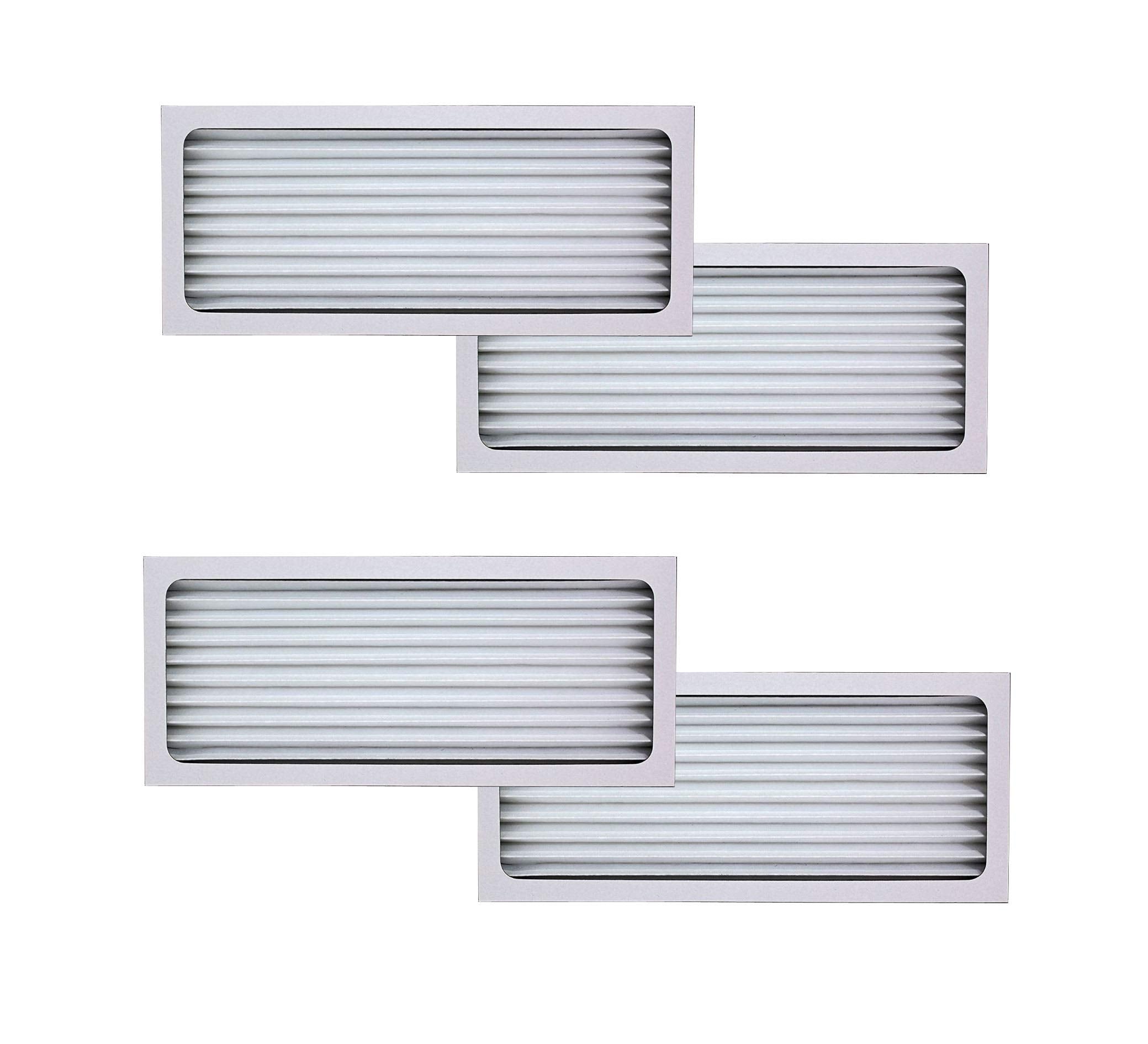 Surrgound Replacement Air Purifier Filter Fit For Hamilton Beach True Air 04383 04384 04385 04386A,Part#990051000, 4Pk