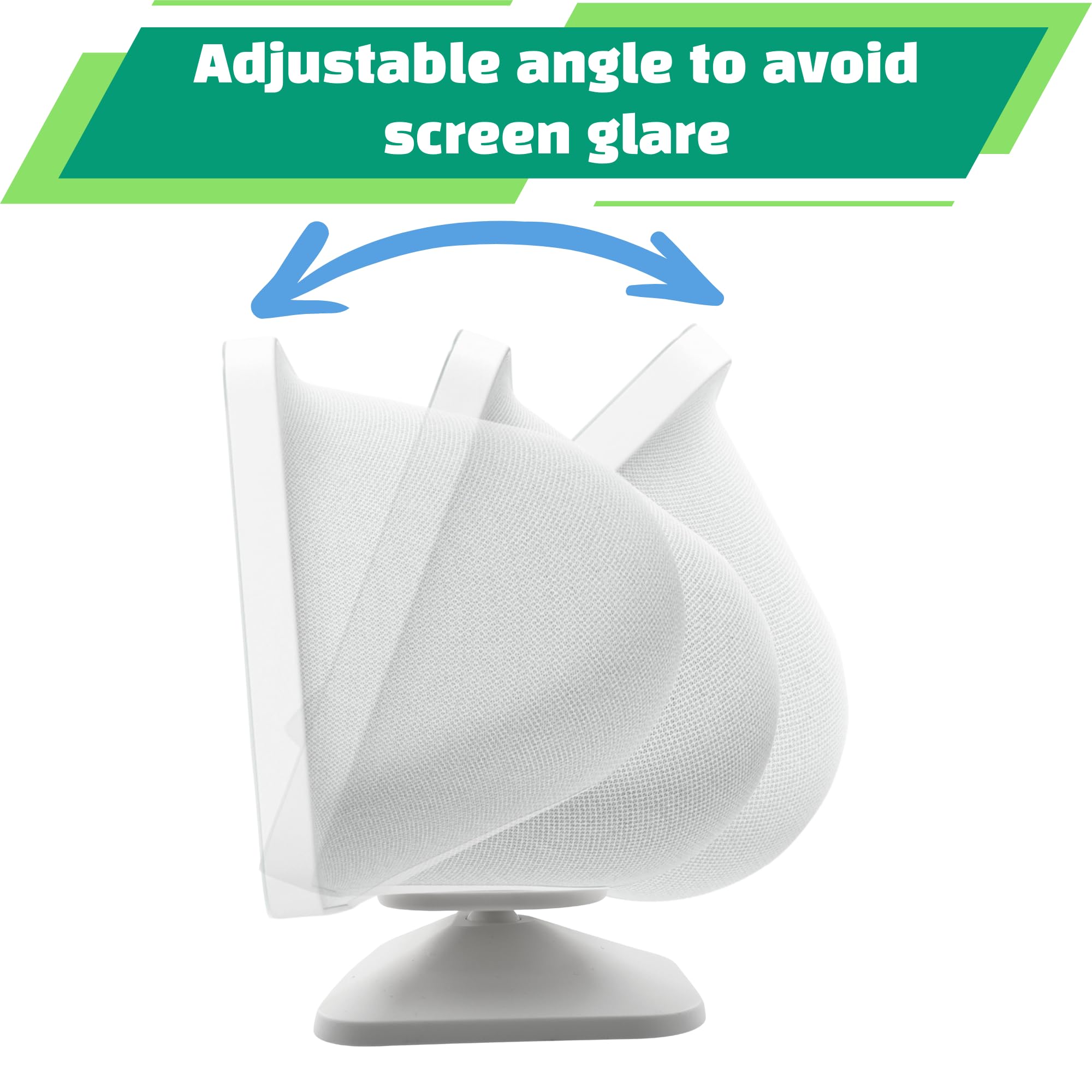 Sintron Adjustable Magnetic Stand Mount White For Sh?W 8 3Rd Gen, Smart Display Stand Holder With 360 Degree Rotation, Swivel &