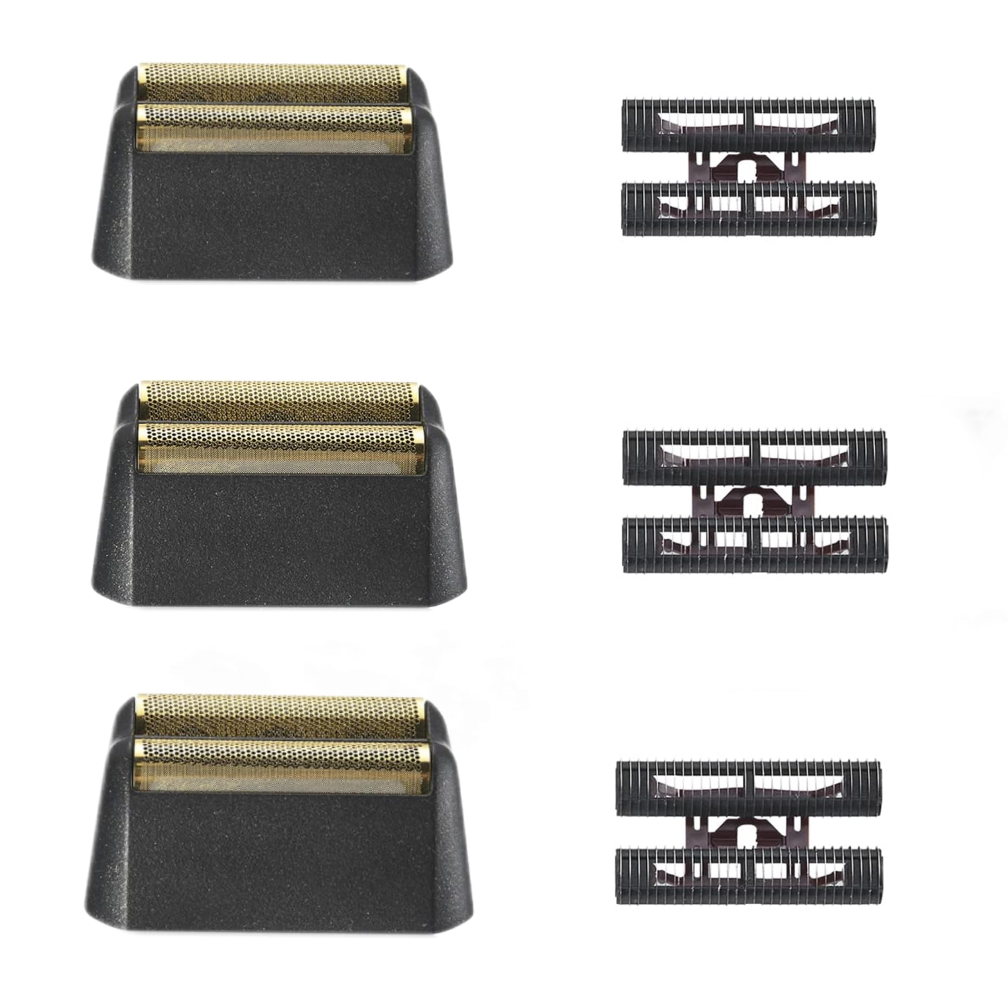 3 Pack Professional Shaver Shaper Replacement Super Close Gold Foil And Cutter Bar Assembly, Super Close Shaving For Professiona