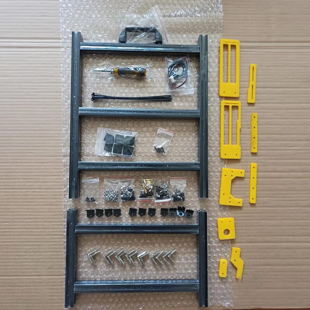 Atx Pc Test Bench Handle Carrying Computer Water Cooling Open Frame Overclock Air Case Htpc Support Graphics Card(Black Yellow)