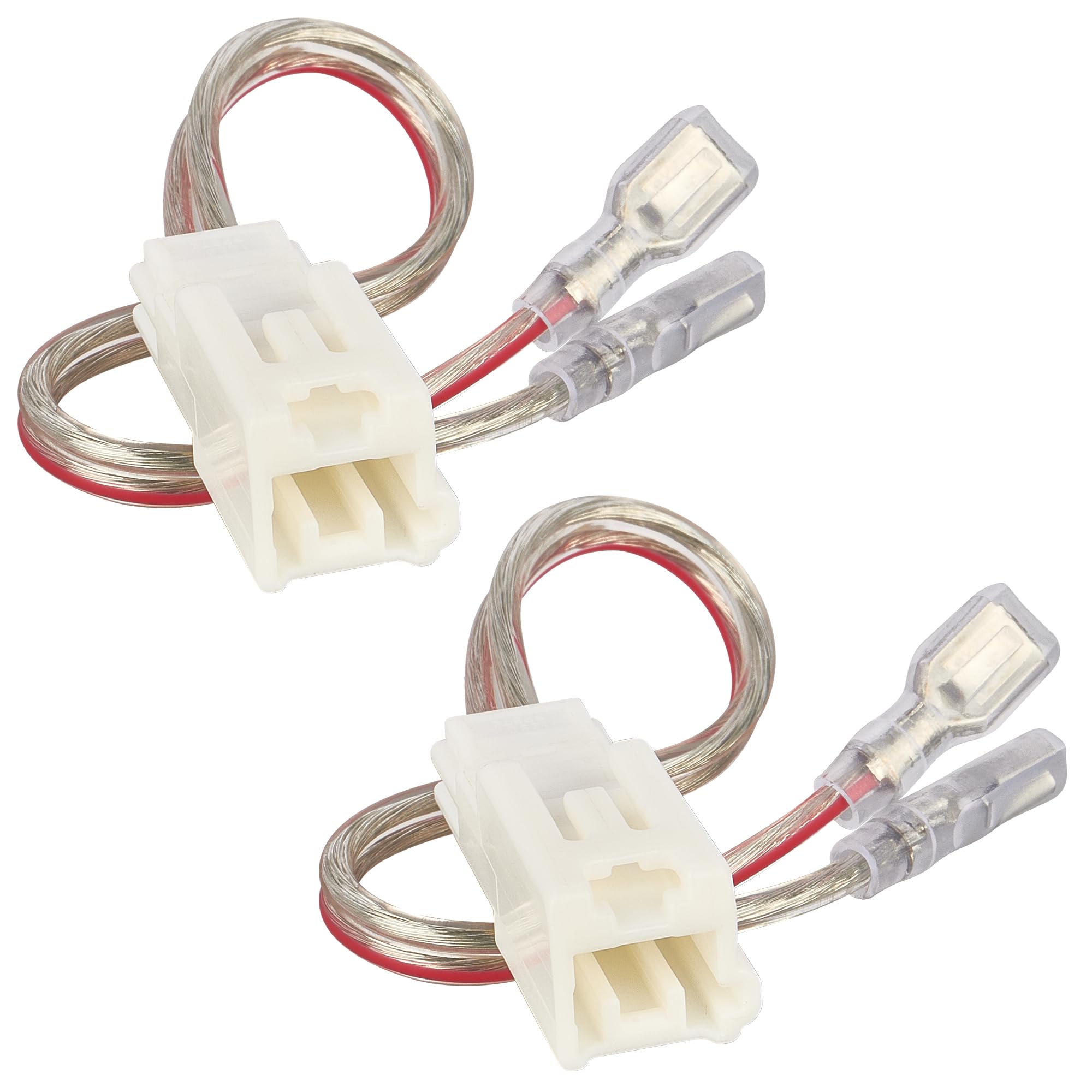 Red Wolf Front Or Rear Door Speaker Wire Harness Connector Adapter For Toyota 2018 2022, Camry Rav4 Avalon, 2020 Tacoma Door Speakers, Lexus Is Ct 2011 2018 Dash Tweeter Only