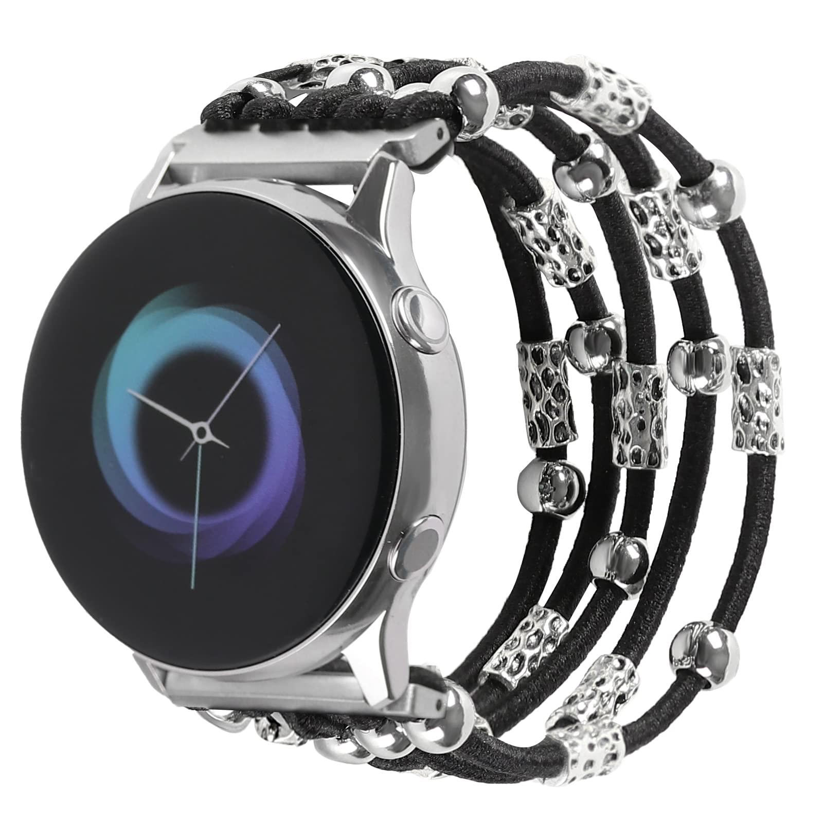 Realsign 20Mm Universal Watch Band Elastic Bracelet Band Compatible With Samsung Galaxy Watch 4 40Mm 44Mm/Watch 4 Classic 42Mm 4