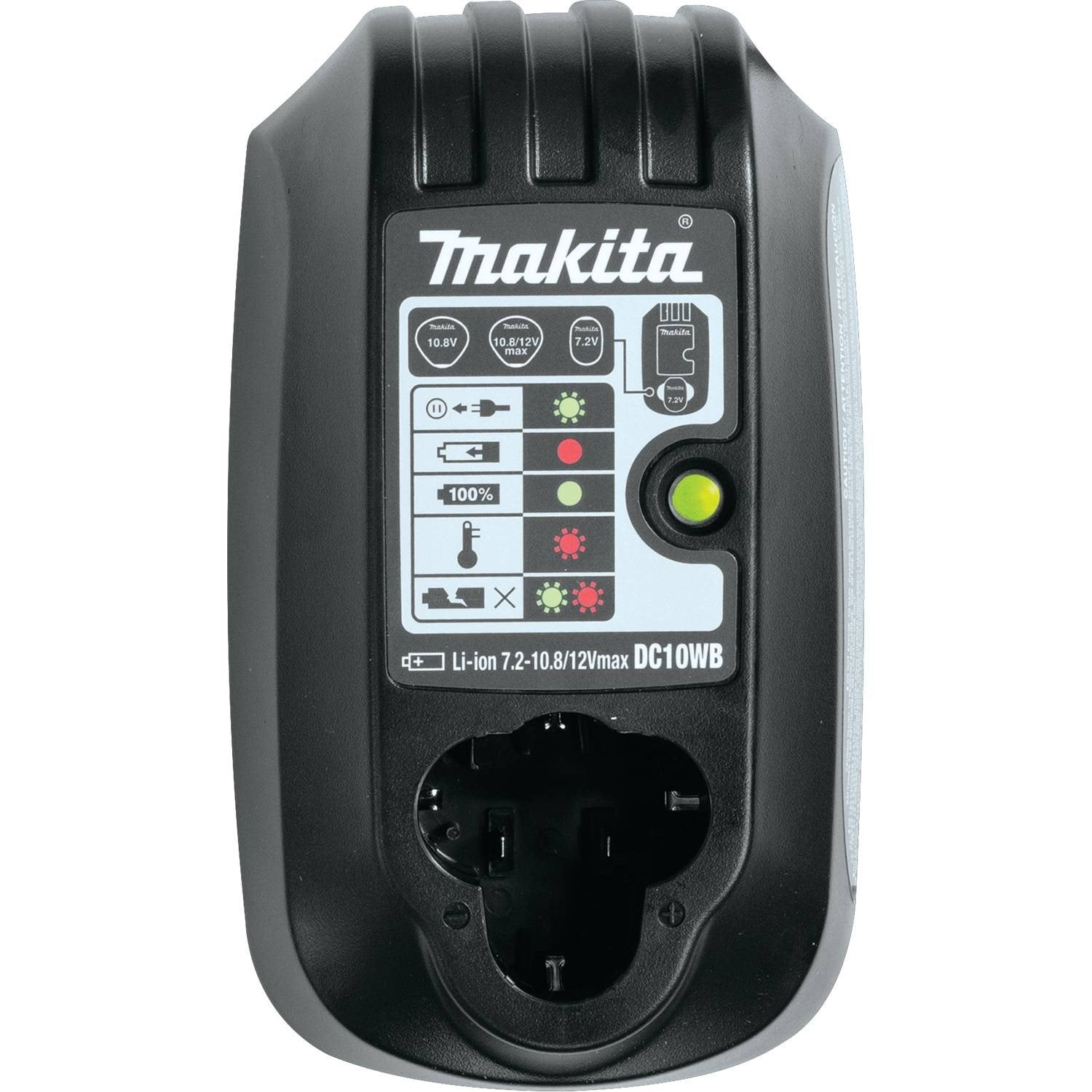 Makita Dc10Wb 7.2V   12V Max Lithium Ion Charger