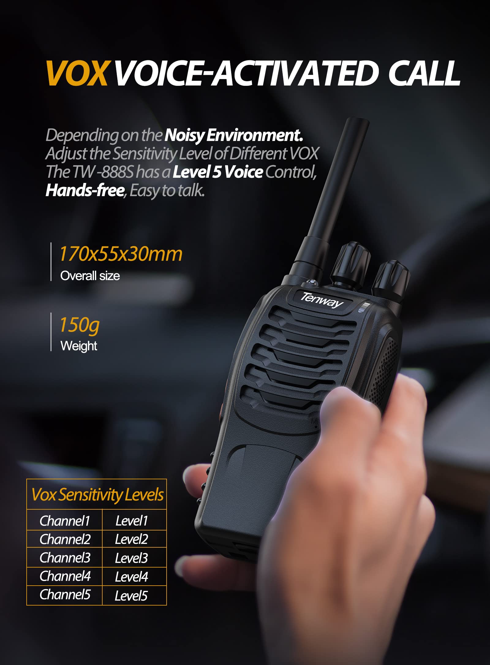 Walkie Talkies For Adults 16 Frs Channels Free Licence Long Range Rechargeable Family Two Way Radio With Security Mic Earpiece A