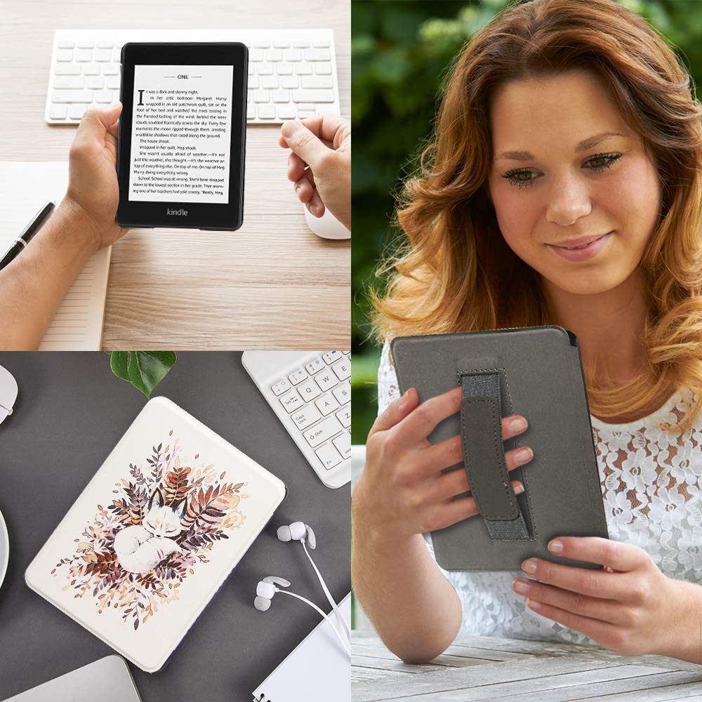 Scsvpn Case For Kindle Paperwhite 11Th Generation 2021 And Kindle Paperwhite Signature Edition (6.8''), Thin Slim Pu Leather She