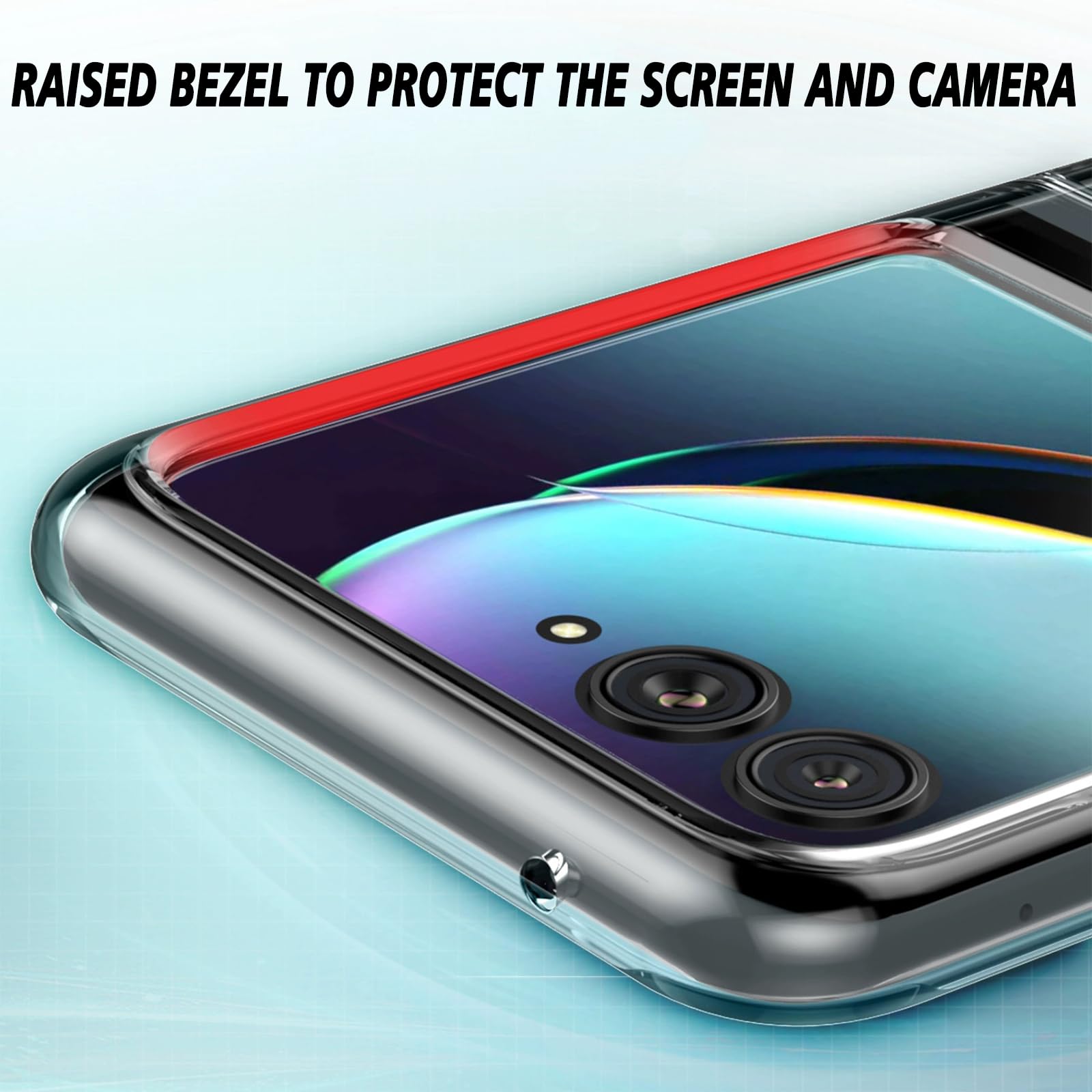 Crystal Clear Case For Motorola Razr 40 Ultra,Enhanced Protection For Moto Razr + 2023 With Transparent Pc Case Razr Plus 2023 P