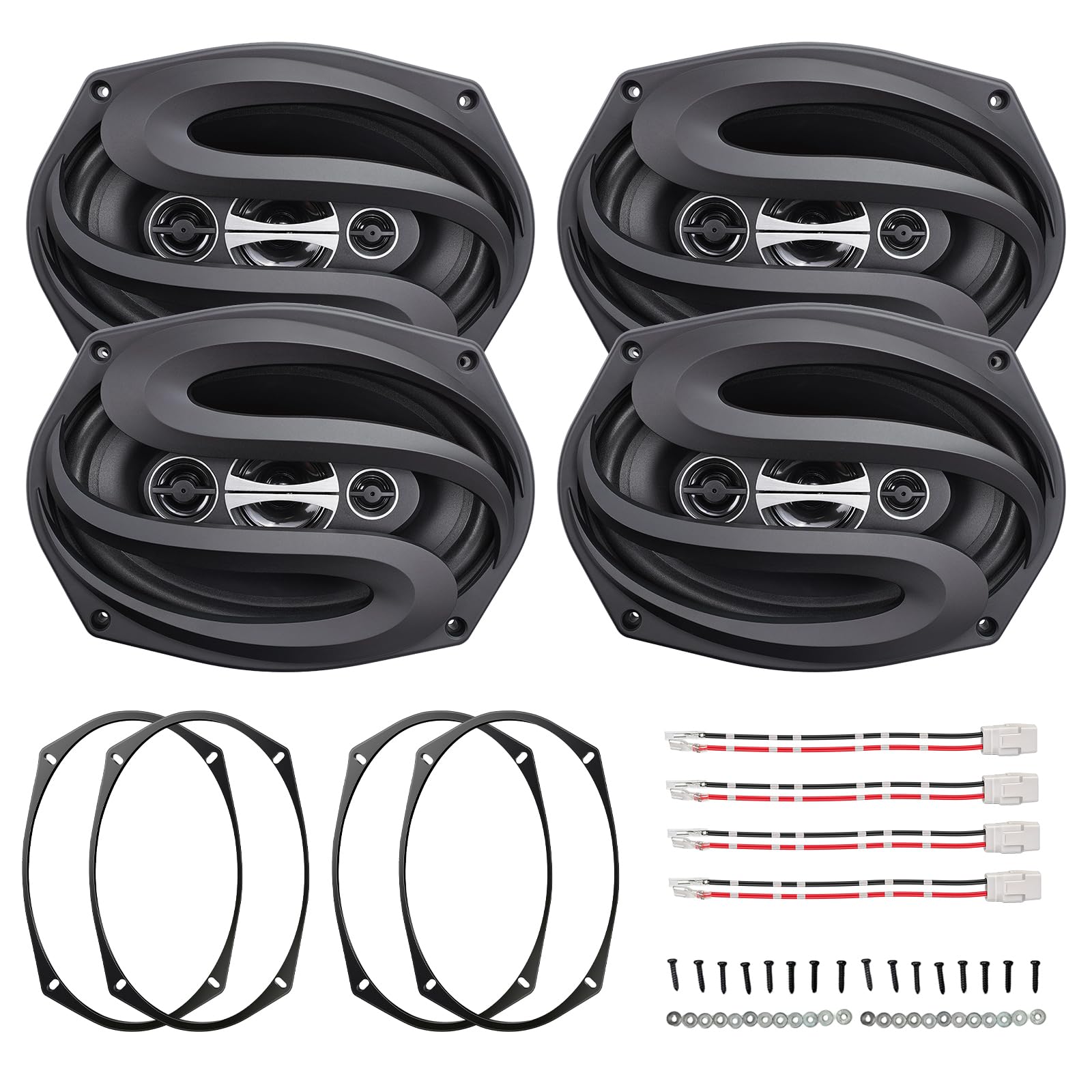 6X9 inch Car Audio Door Speakers (2Pairs) for Dodge RAM 1500/2500/3500